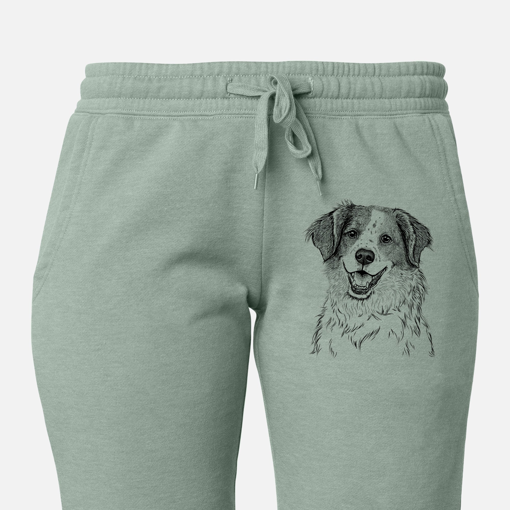 Sophie the Brittany Beagle Mix - Women's Cali Wave Joggers