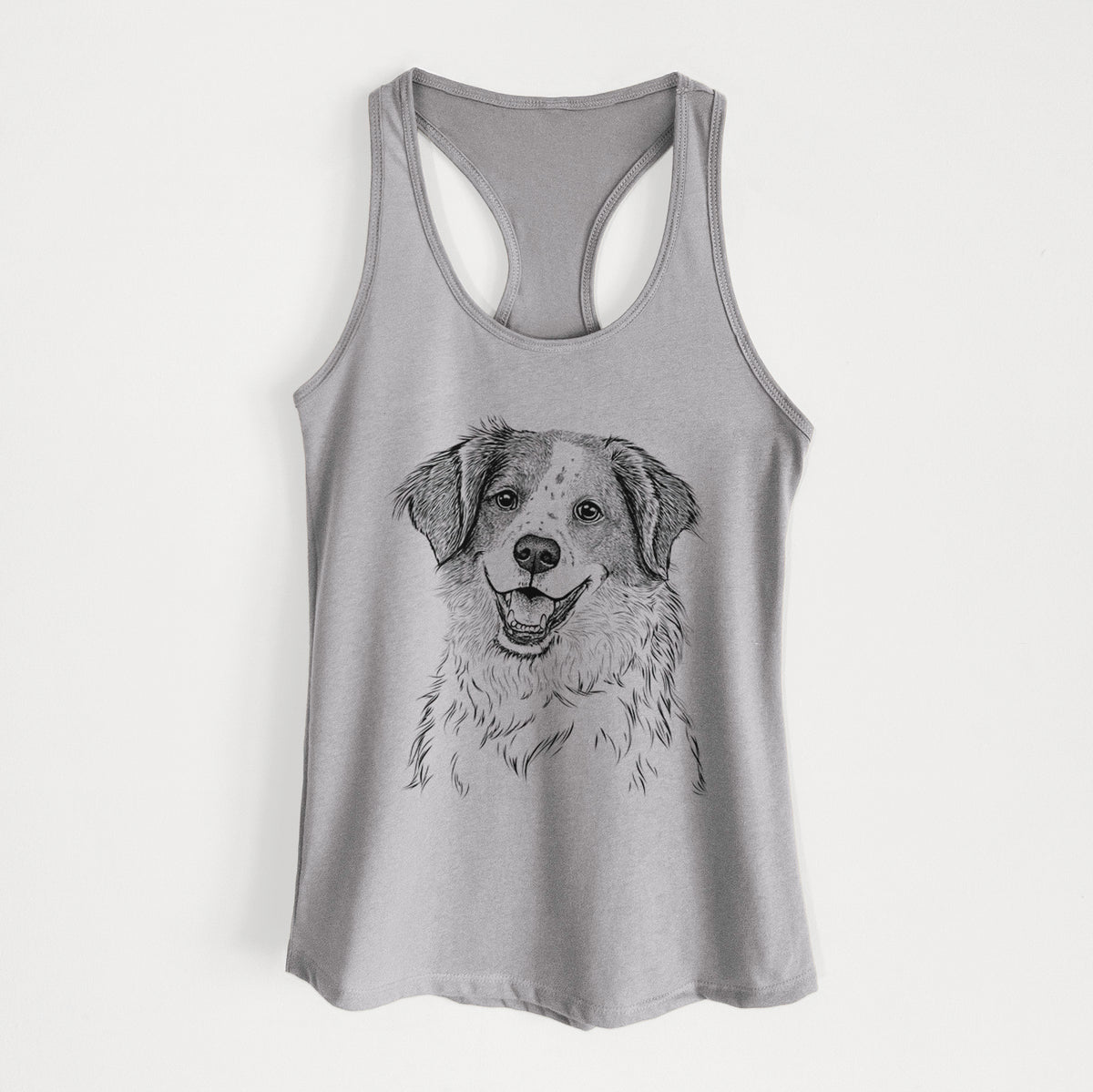 Sophie the Brittany Beagle Mix - Women&#39;s Racerback Tanktop