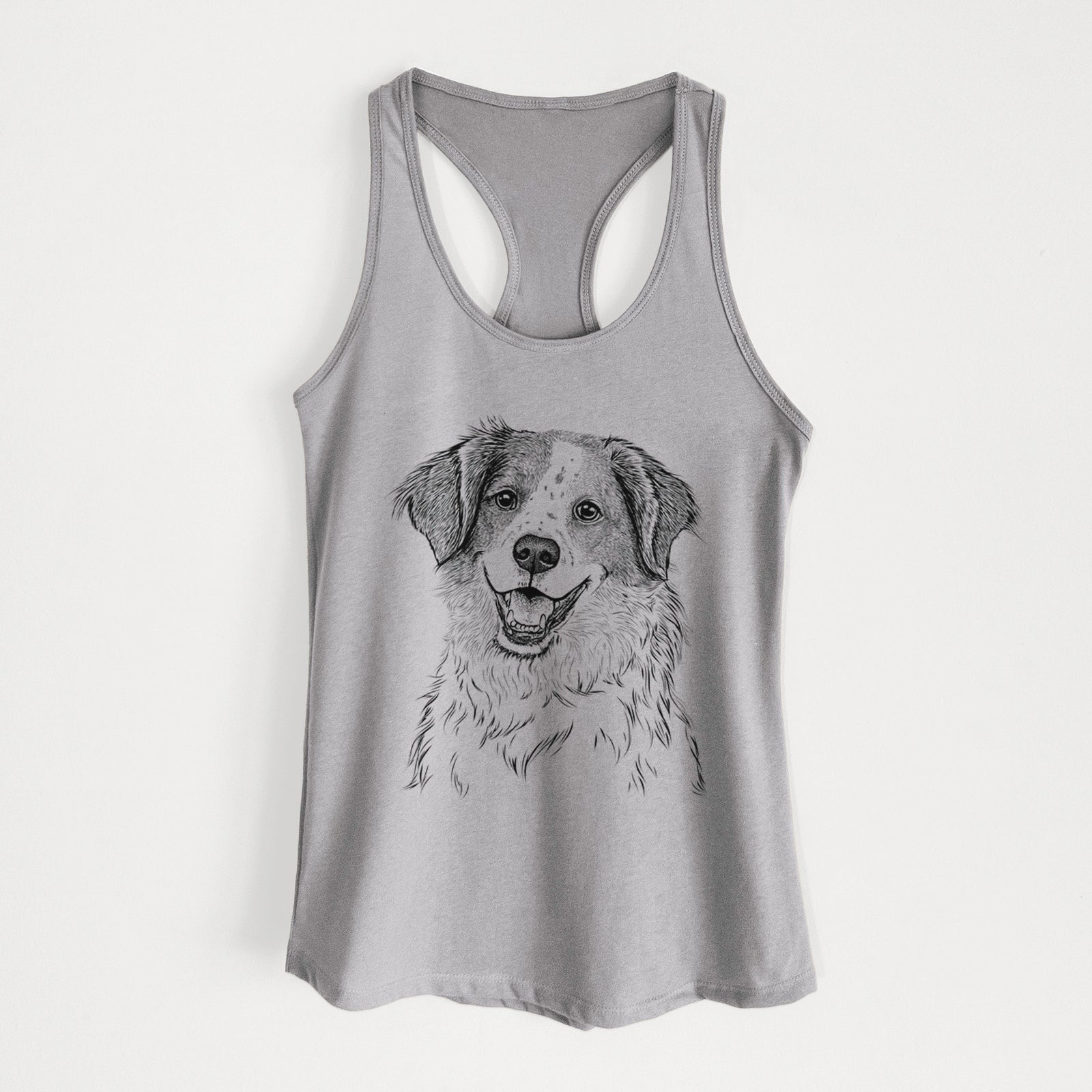 Sophie the Brittany Beagle Mix - Women's Racerback Tanktop