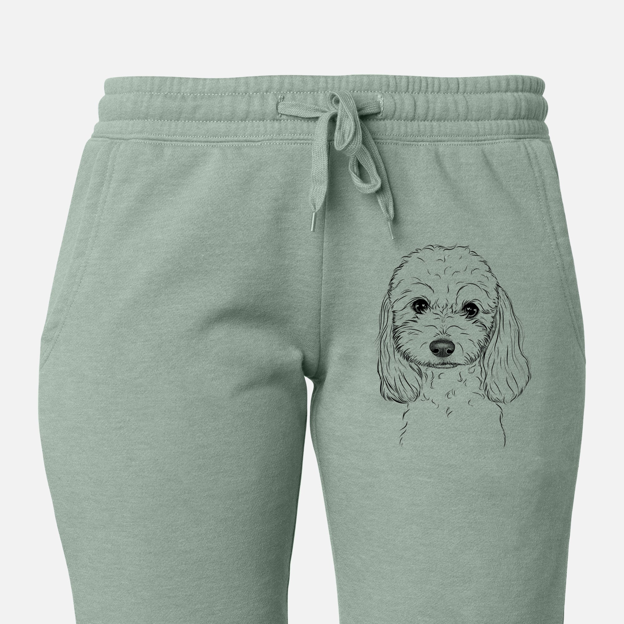 Sophie the Coton de Tulear - Women's Cali Wave Joggers