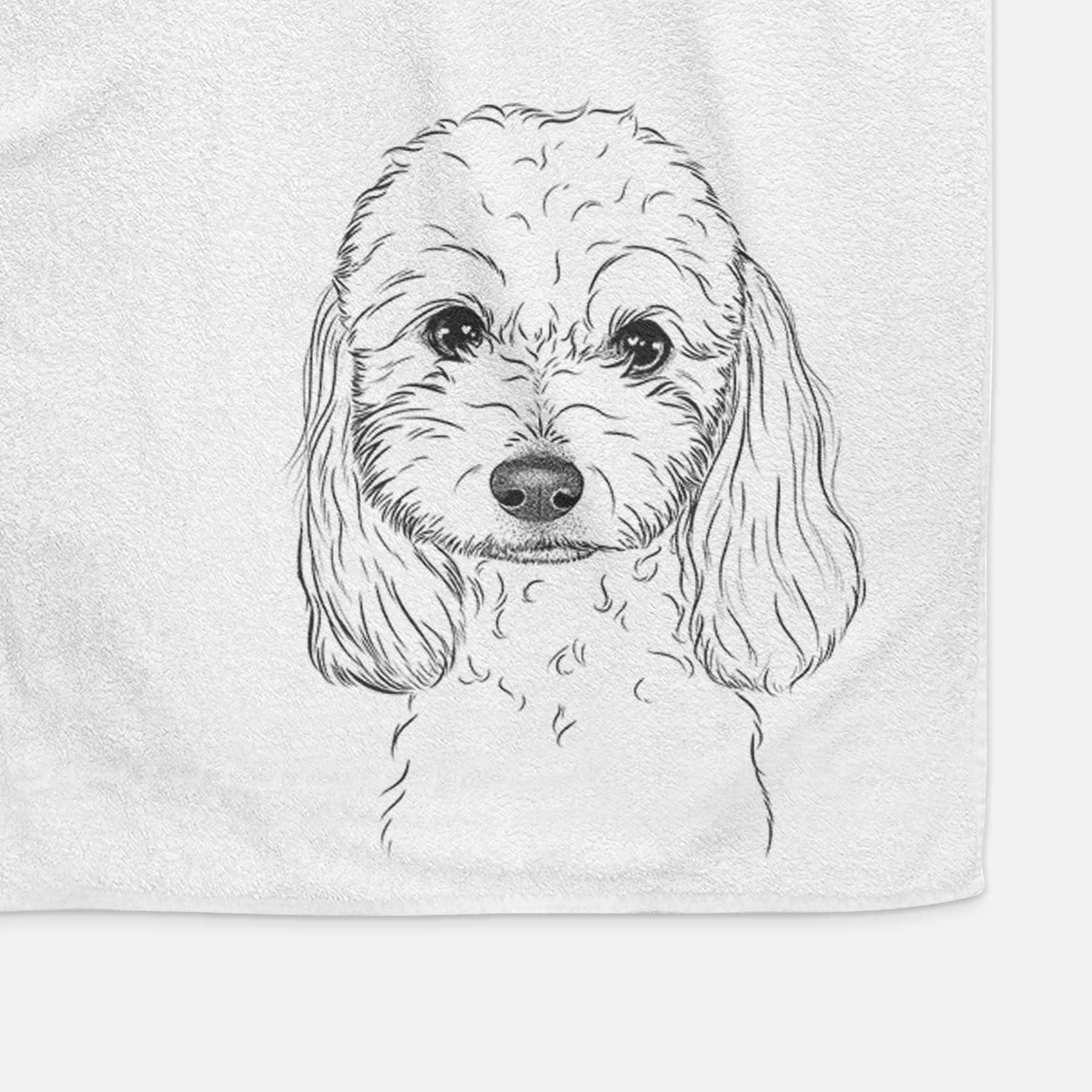 Sophie the Coton de Tulear Decorative Hand Towel