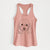 Sophie the Coton de Tulear - Women's Racerback Tanktop