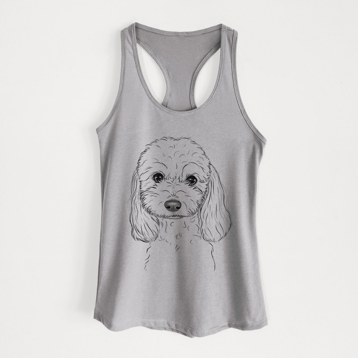 Sophie the Coton de Tulear - Women&#39;s Racerback Tanktop