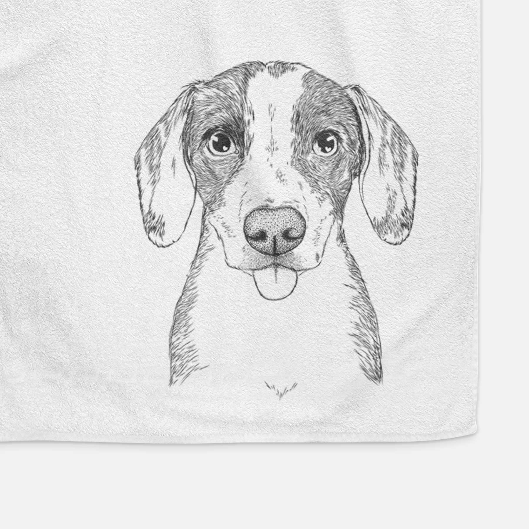 SophiePea the Mixed Breed Decorative Hand Towel