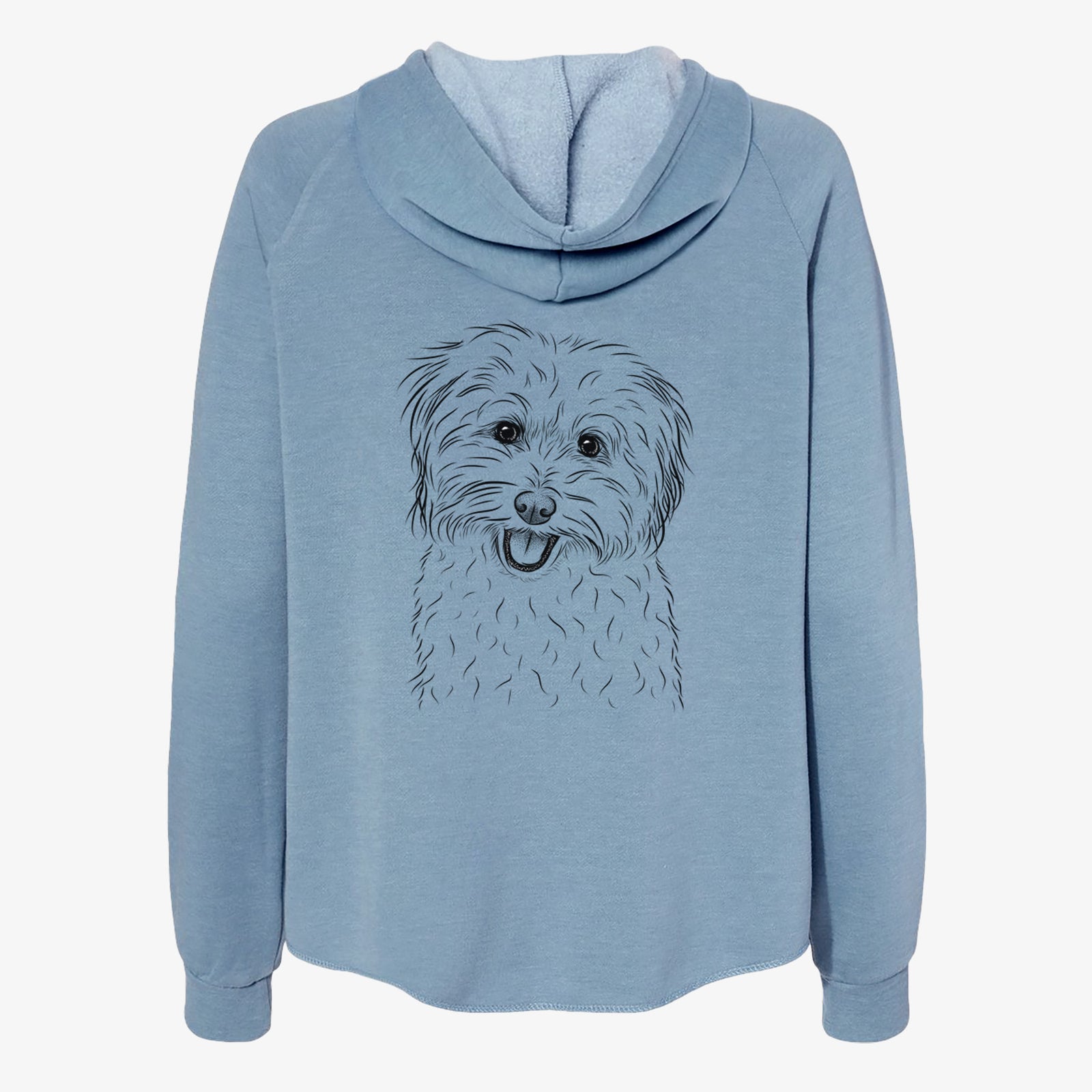 Sophie Quinn the Havanese - Women's Cali Wave Zip-Up Sweatshirt