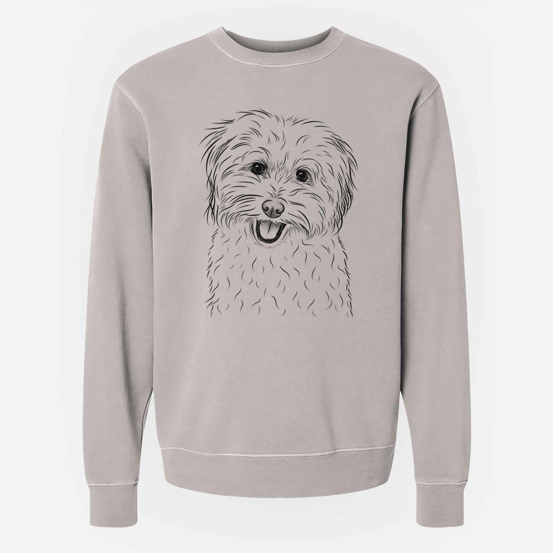 Bare Sophie Quinn the Havanese - Unisex Pigment Dyed Crew Sweatshirt