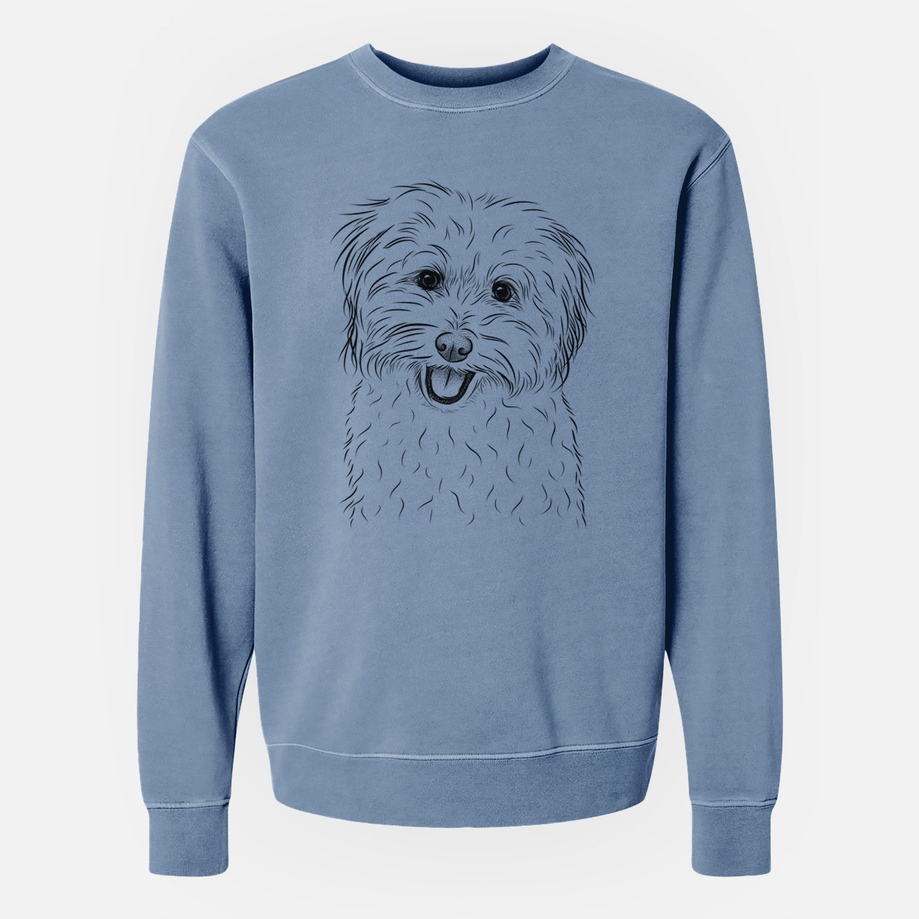 Bare Sophie Quinn the Havanese - Unisex Pigment Dyed Crew Sweatshirt