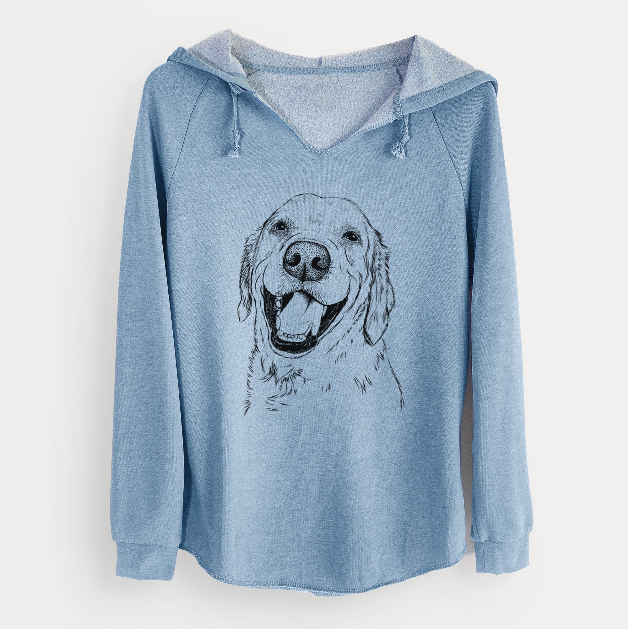 Bare Spanky the Golden Retriever - Cali Wave Hooded Sweatshirt