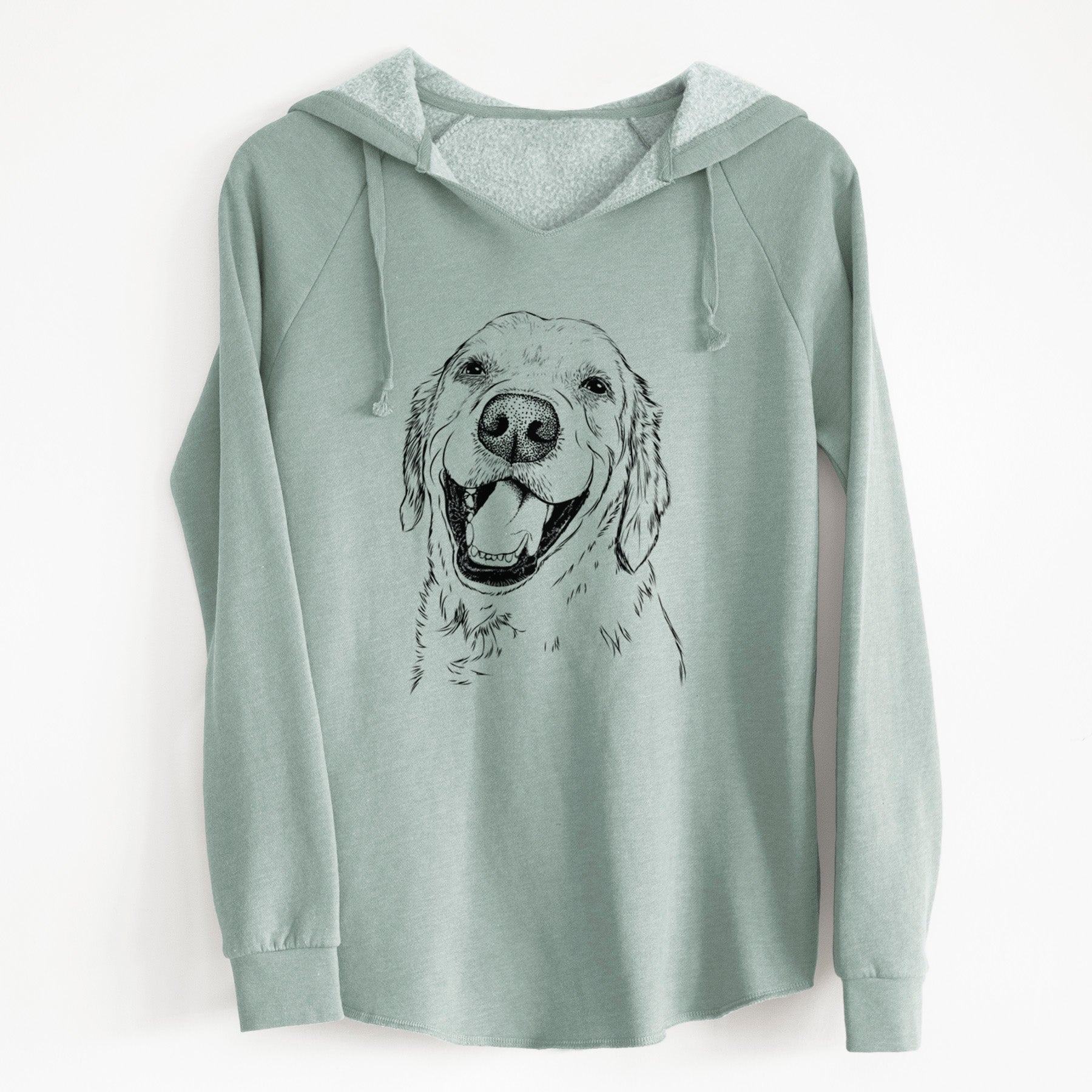 Bare Spanky the Golden Retriever - Cali Wave Hooded Sweatshirt