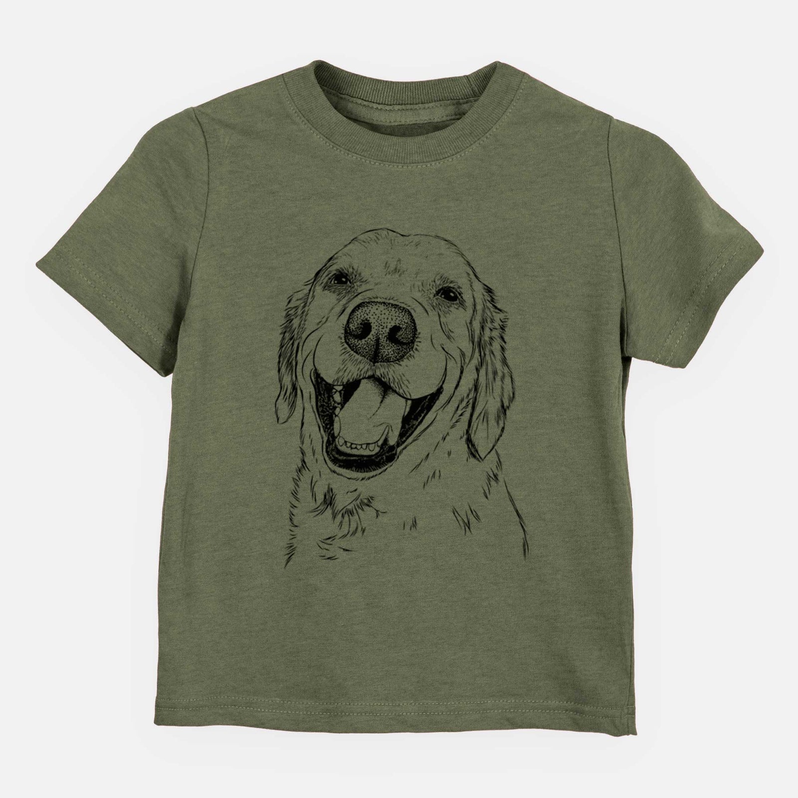 Bare Spanky the Golden Retriever - Kids/Youth/Toddler Shirt