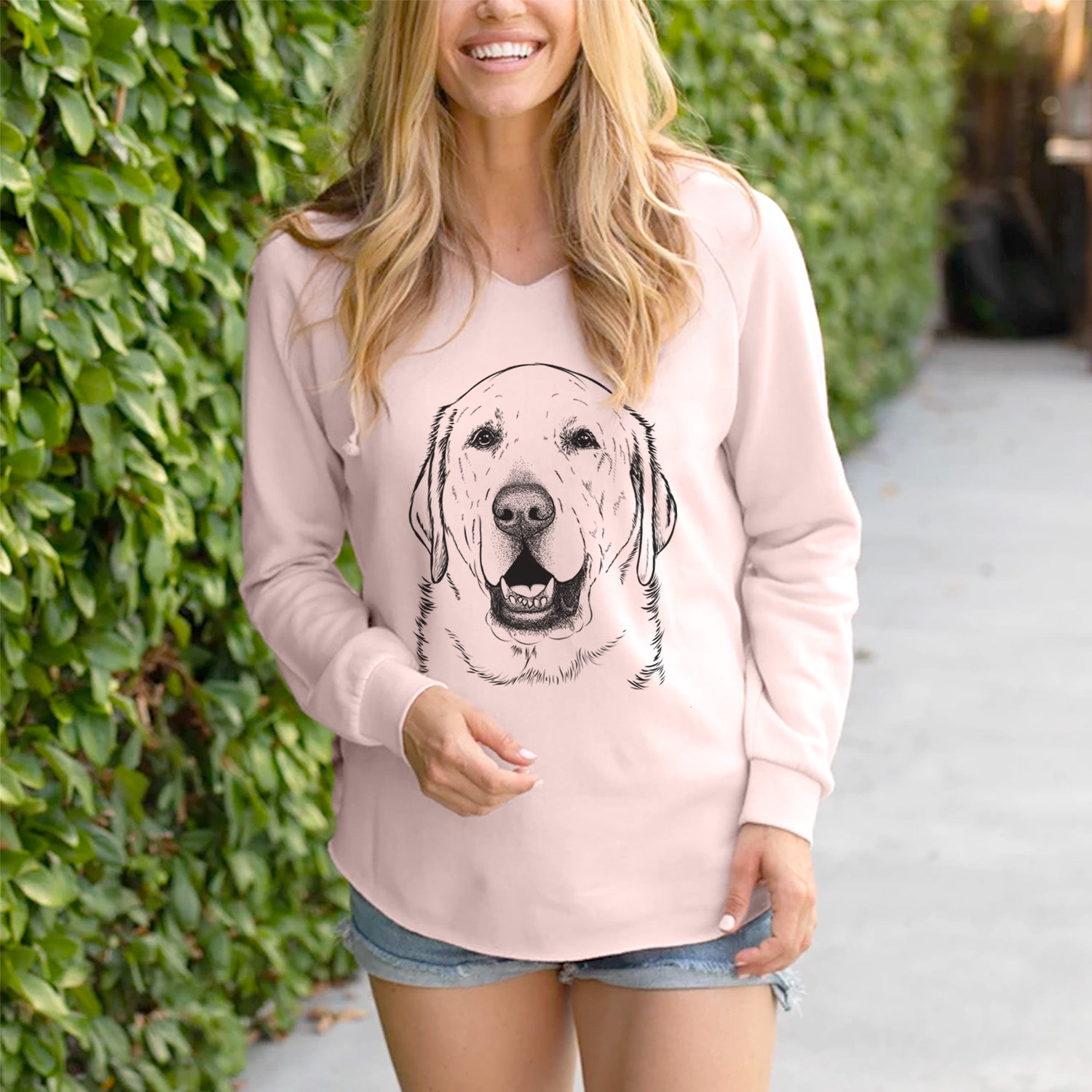 Bare Sparks the Labrador Retriever - Cali Wave Hooded Sweatshirt