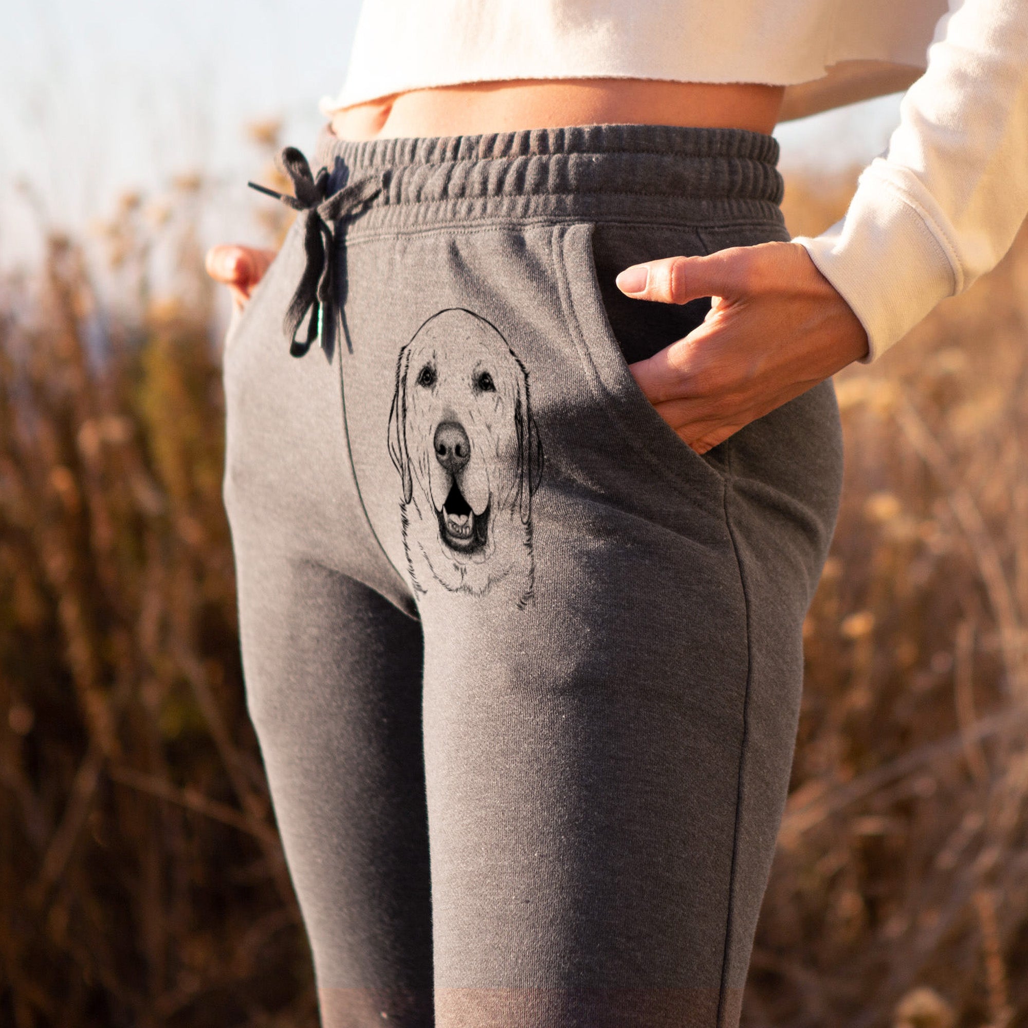 Sparks the Labrador Retriever - Women's Cali Wave Joggers