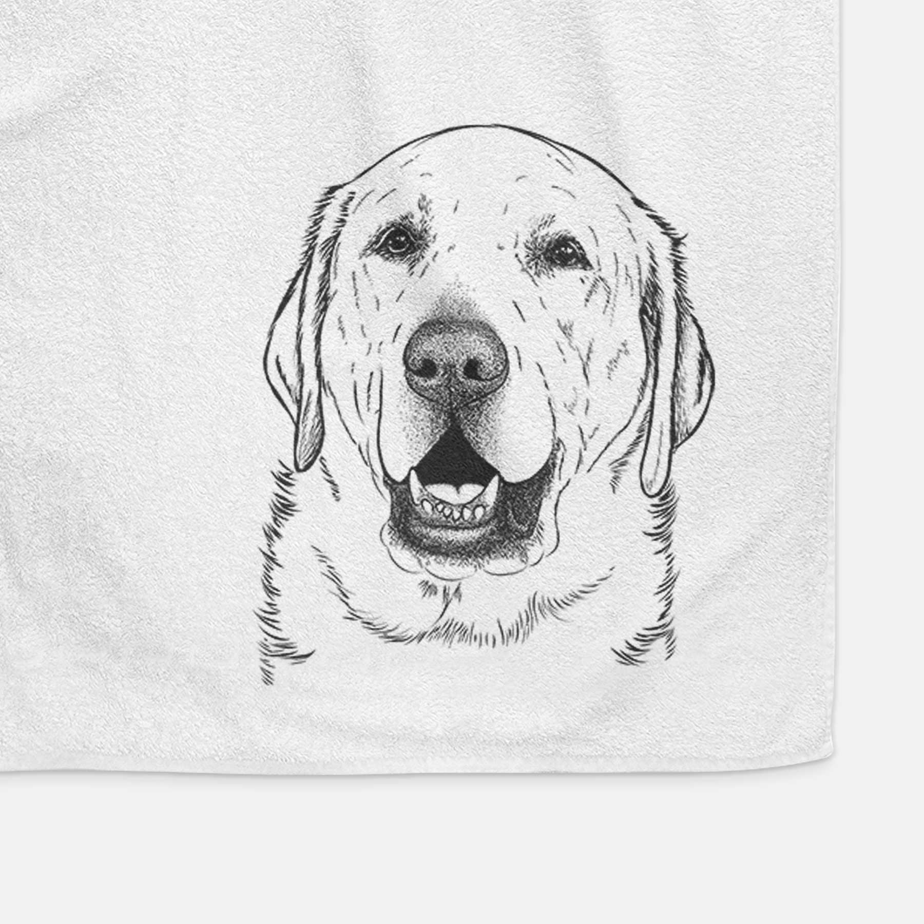 Sparks the Labrador Retriever Decorative Hand Towel