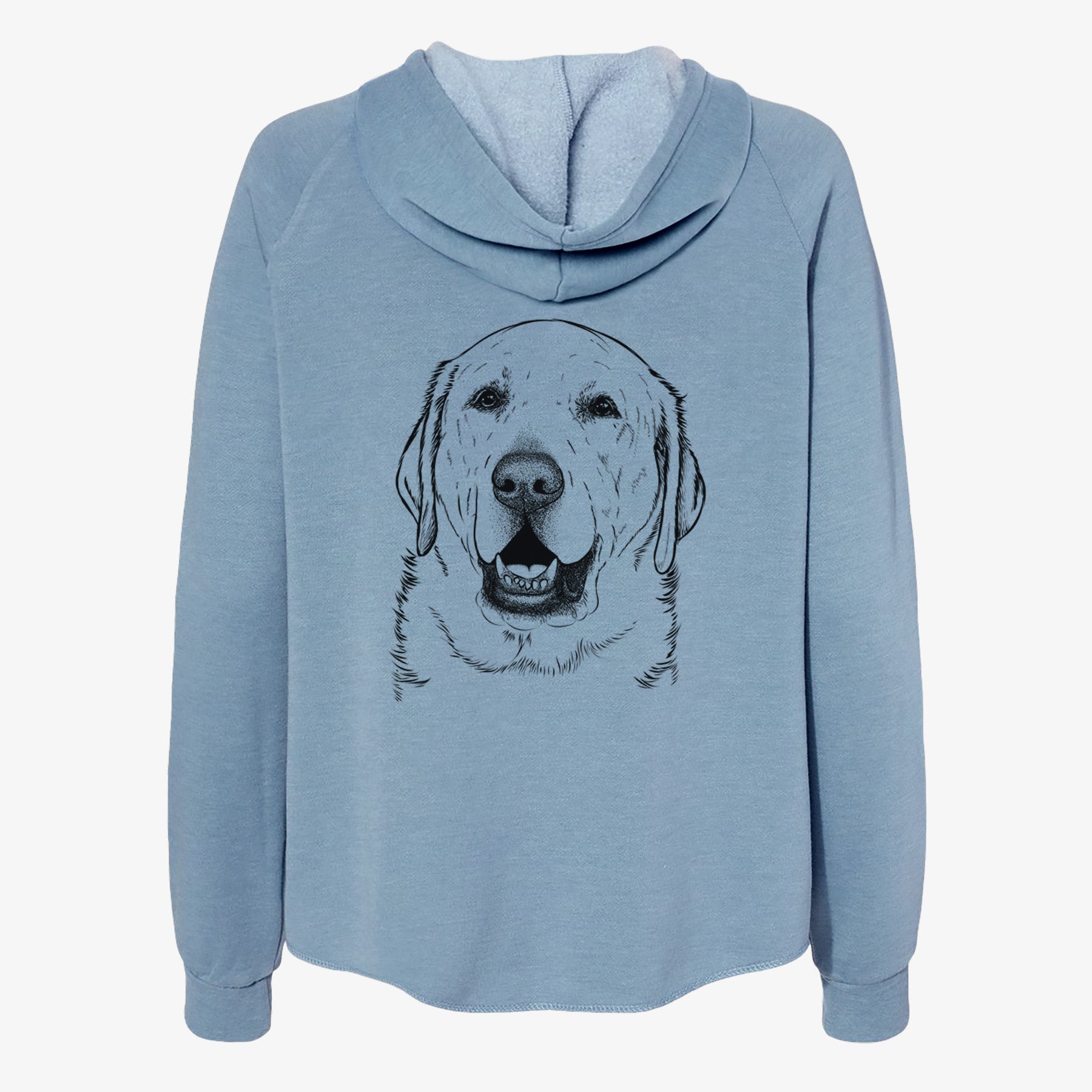 Sparks the Labrador Retriever - Women's Cali Wave Zip-Up Sweatshirt