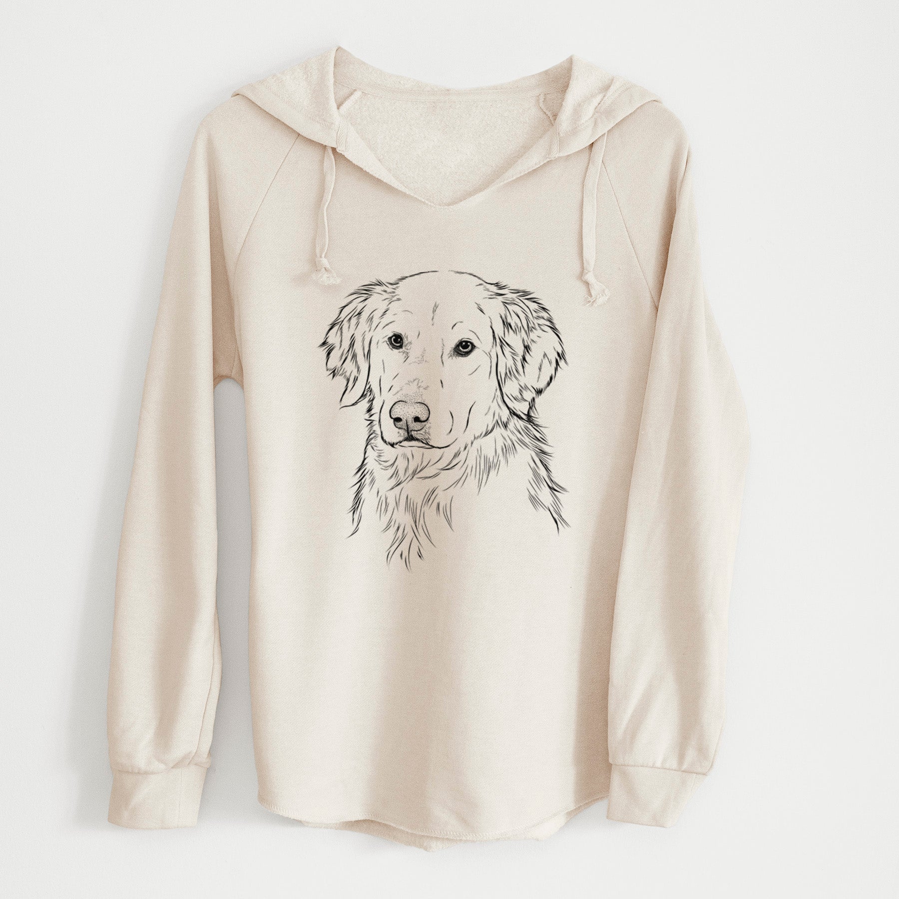 Bare Spencer the Golden Retriever - Cali Wave Hooded Sweatshirt