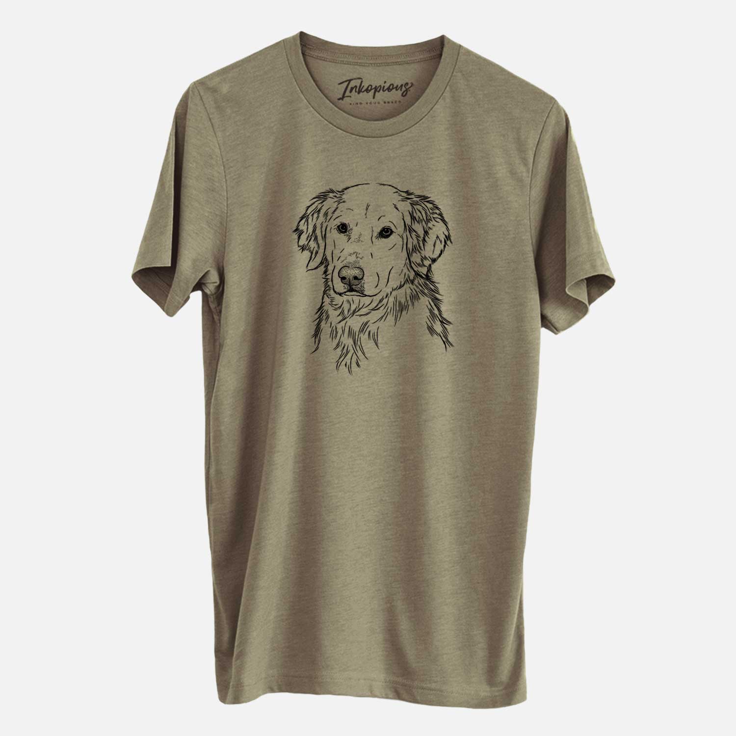 Bare Spencer the Golden Retriever - Unisex Crewneck