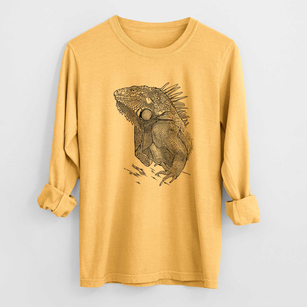 Bare Spike the Iguana - Heavyweight 100% Cotton Long Sleeve