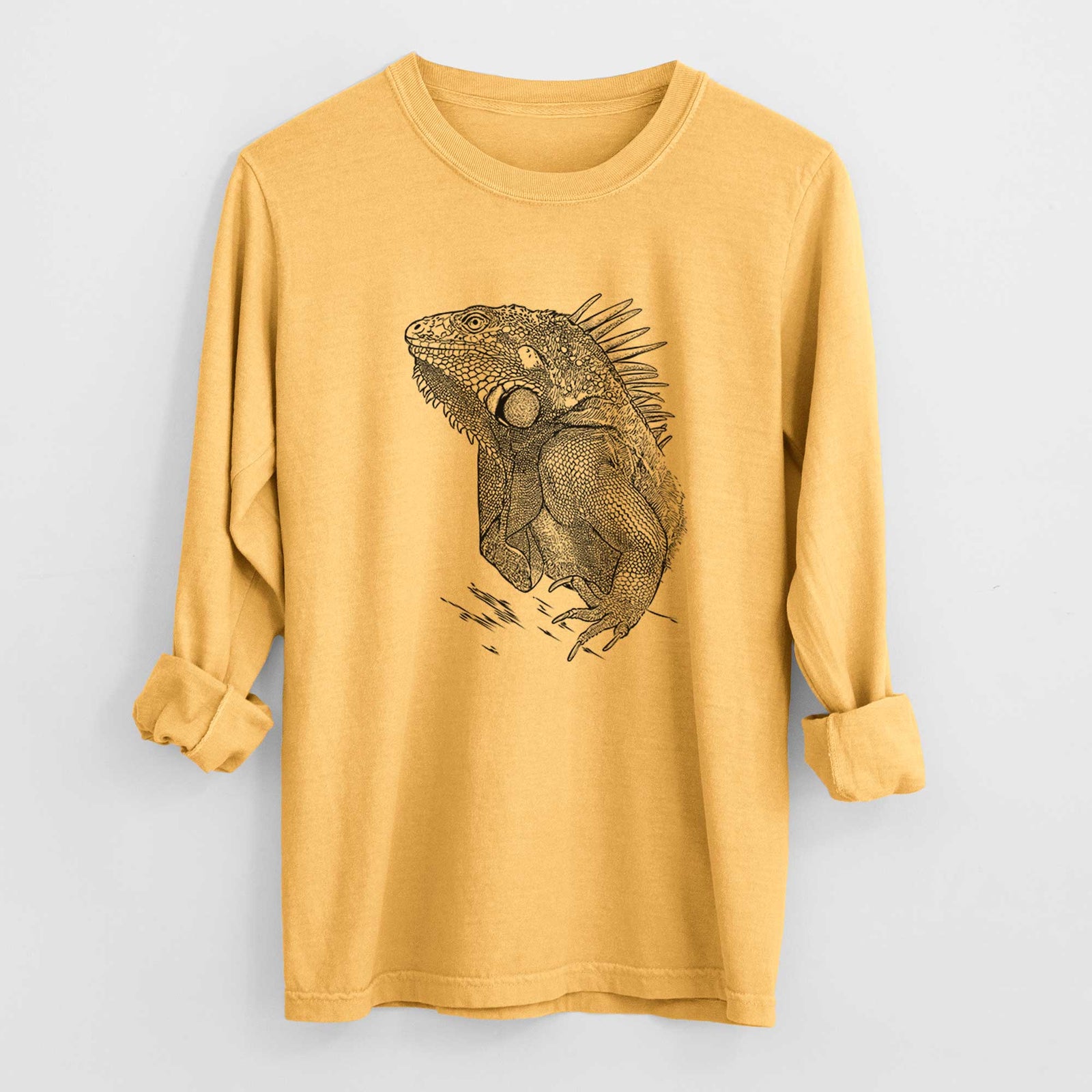 Bare Spike the Iguana - Heavyweight 100% Cotton Long Sleeve