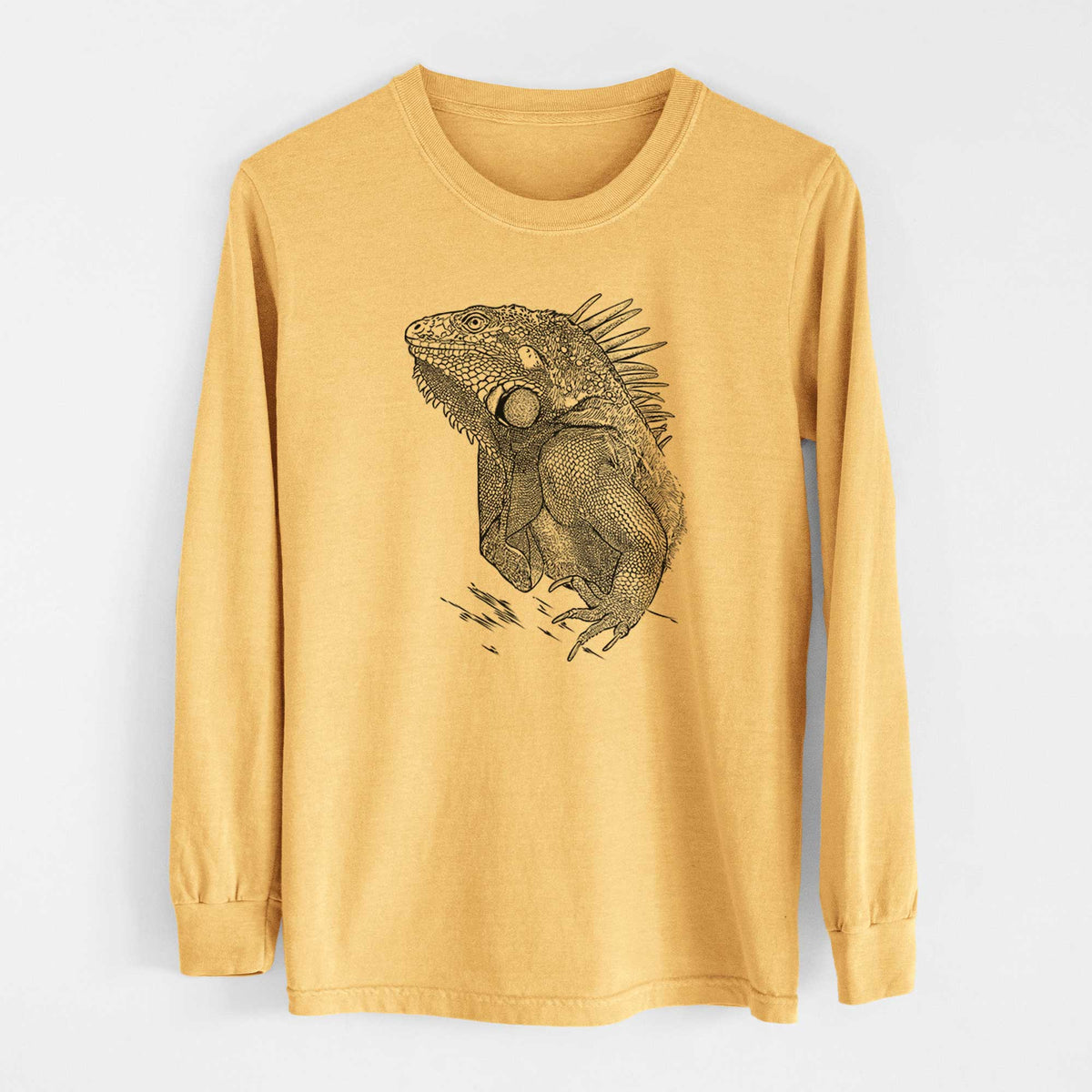 Bare Spike the Iguana - Heavyweight 100% Cotton Long Sleeve
