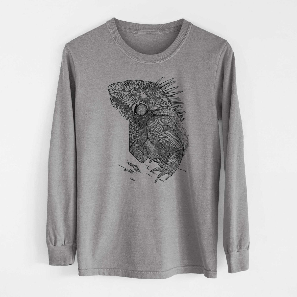 Bare Spike the Iguana - Heavyweight 100% Cotton Long Sleeve