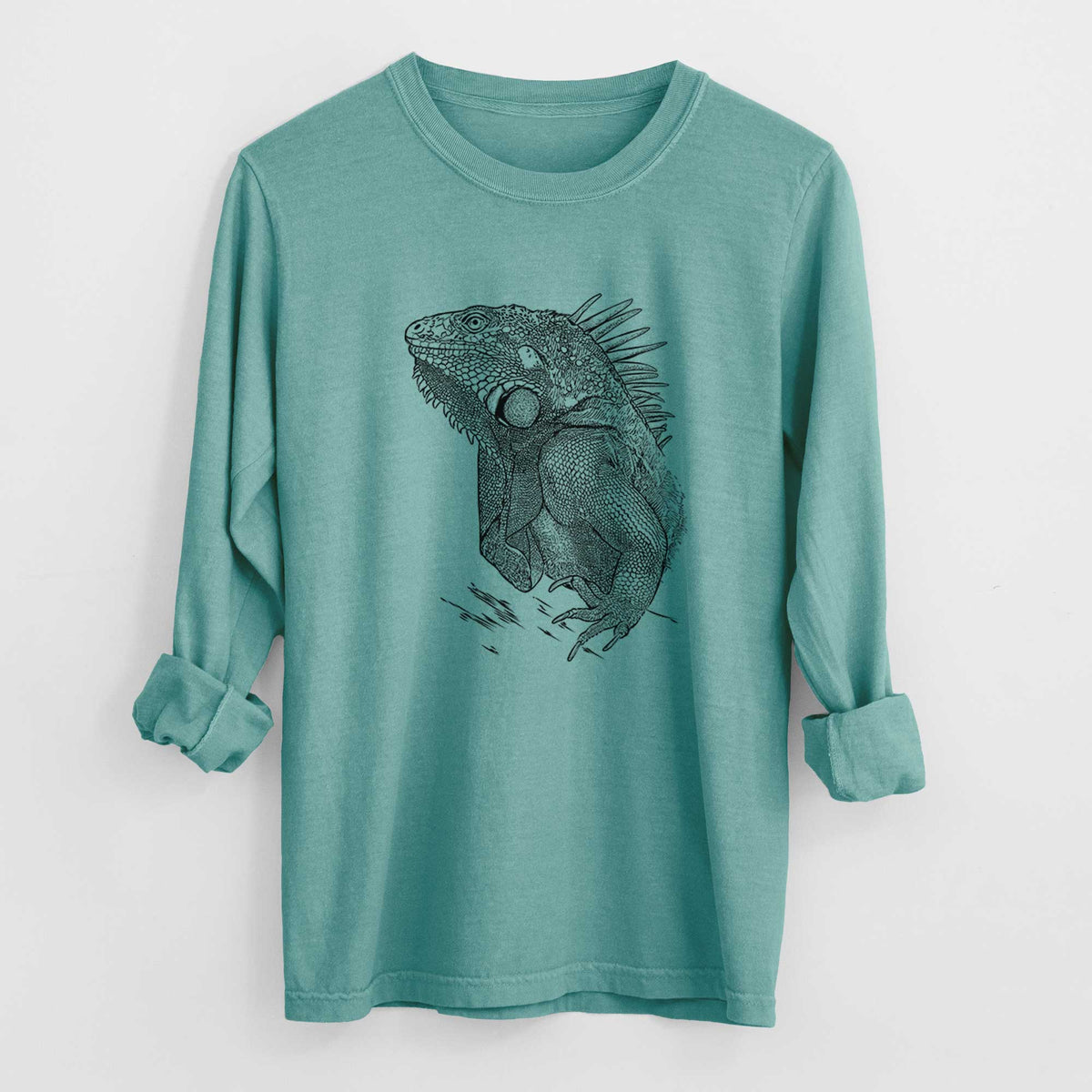 Bare Spike the Iguana - Heavyweight 100% Cotton Long Sleeve