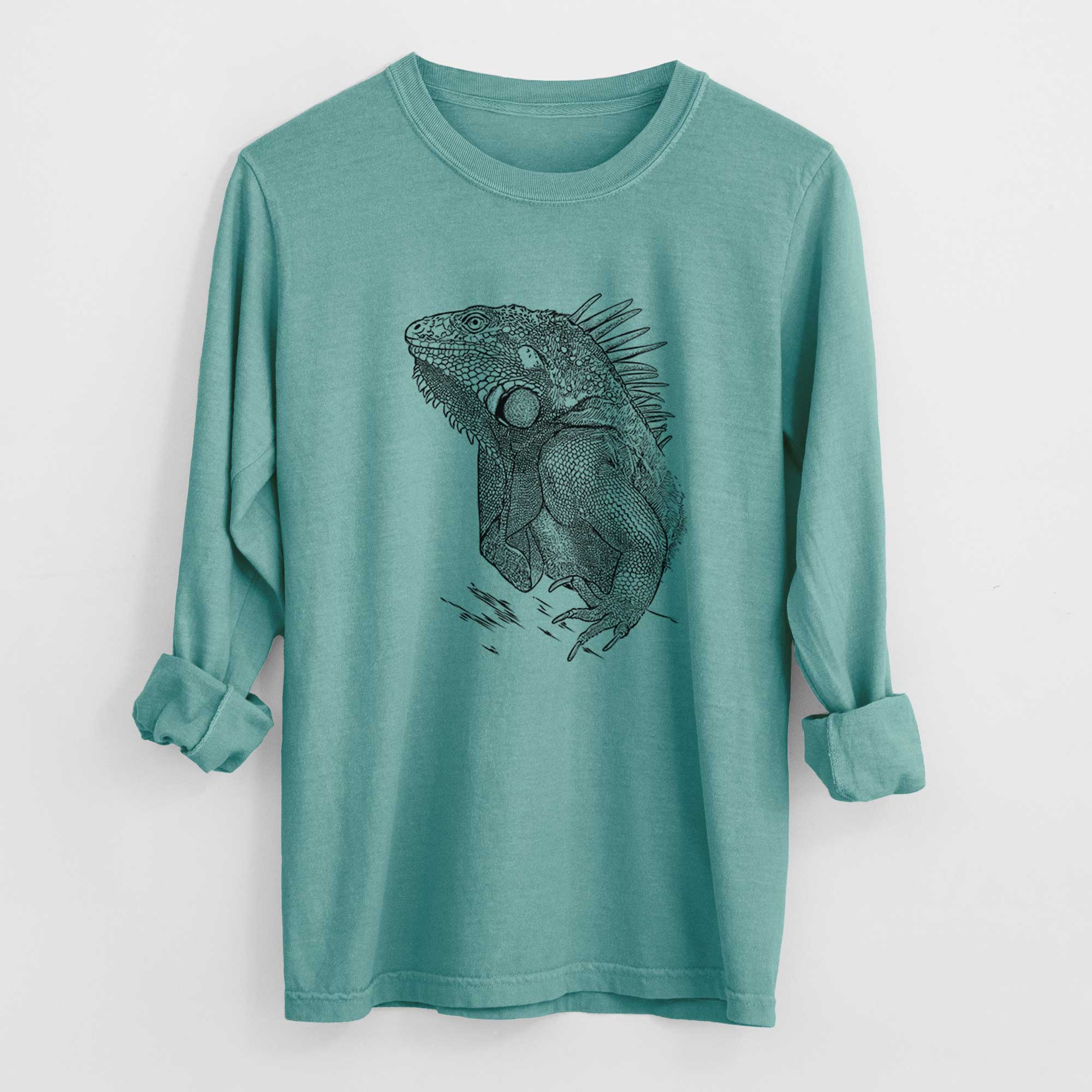 Bare Spike the Iguana - Heavyweight 100% Cotton Long Sleeve