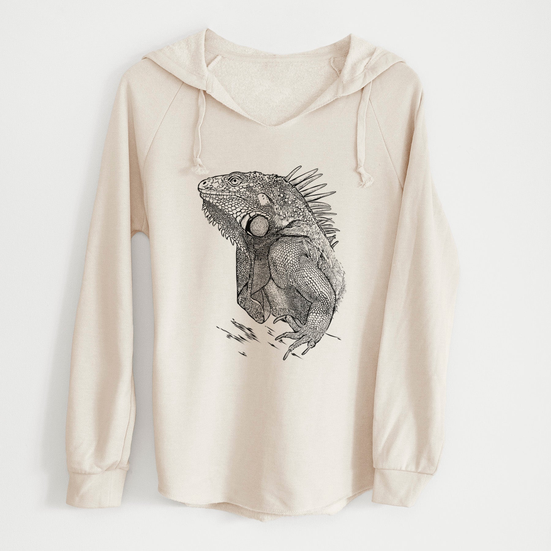 Bare Spike the Iguana - Cali Wave Hooded Sweatshirt