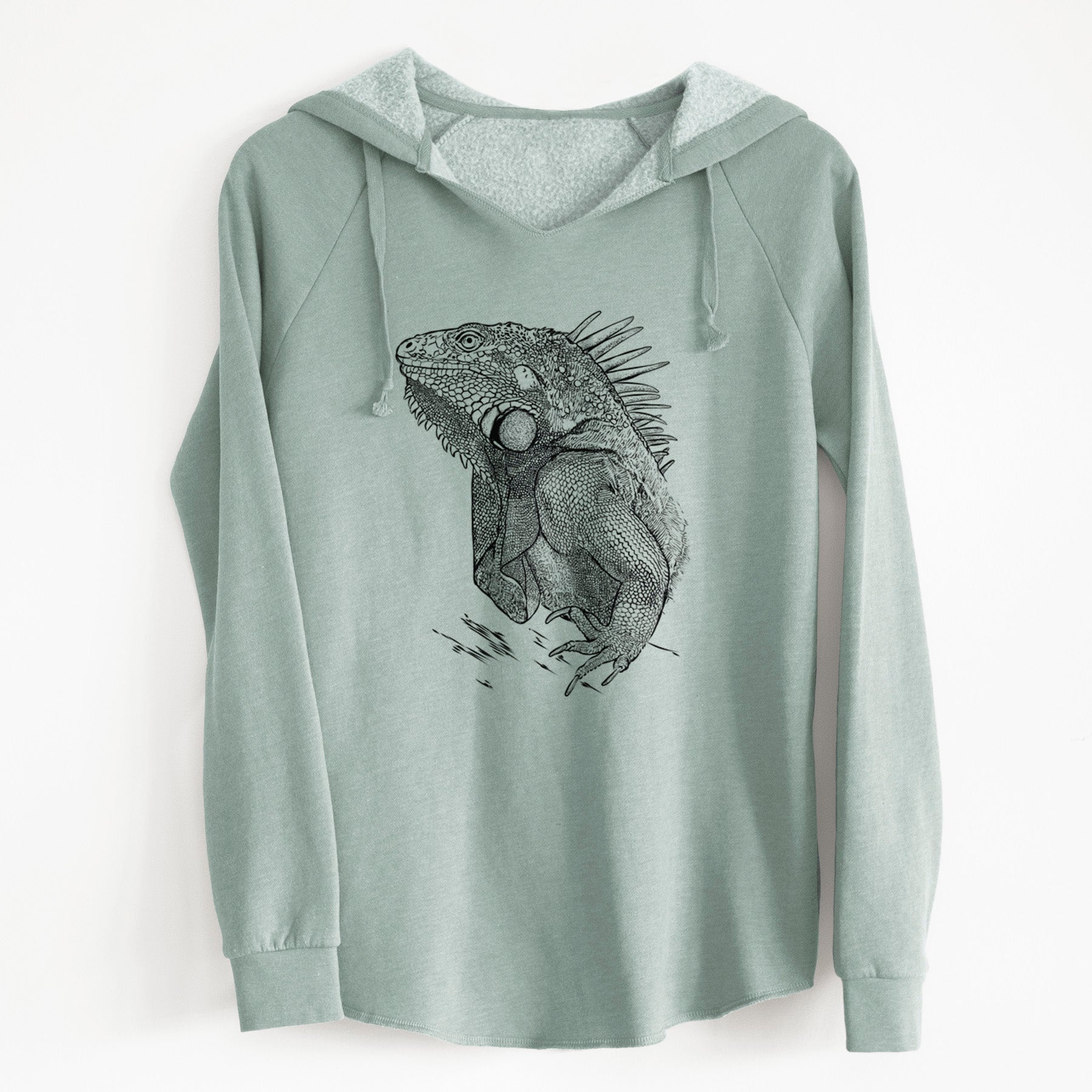 Bare Spike the Iguana - Cali Wave Hooded Sweatshirt