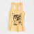 Spooky Kitty the Tortoiseshell Cat - Women's Racerback Tanktop