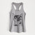 Spooky Kitty the Tortoiseshell Cat - Women's Racerback Tanktop