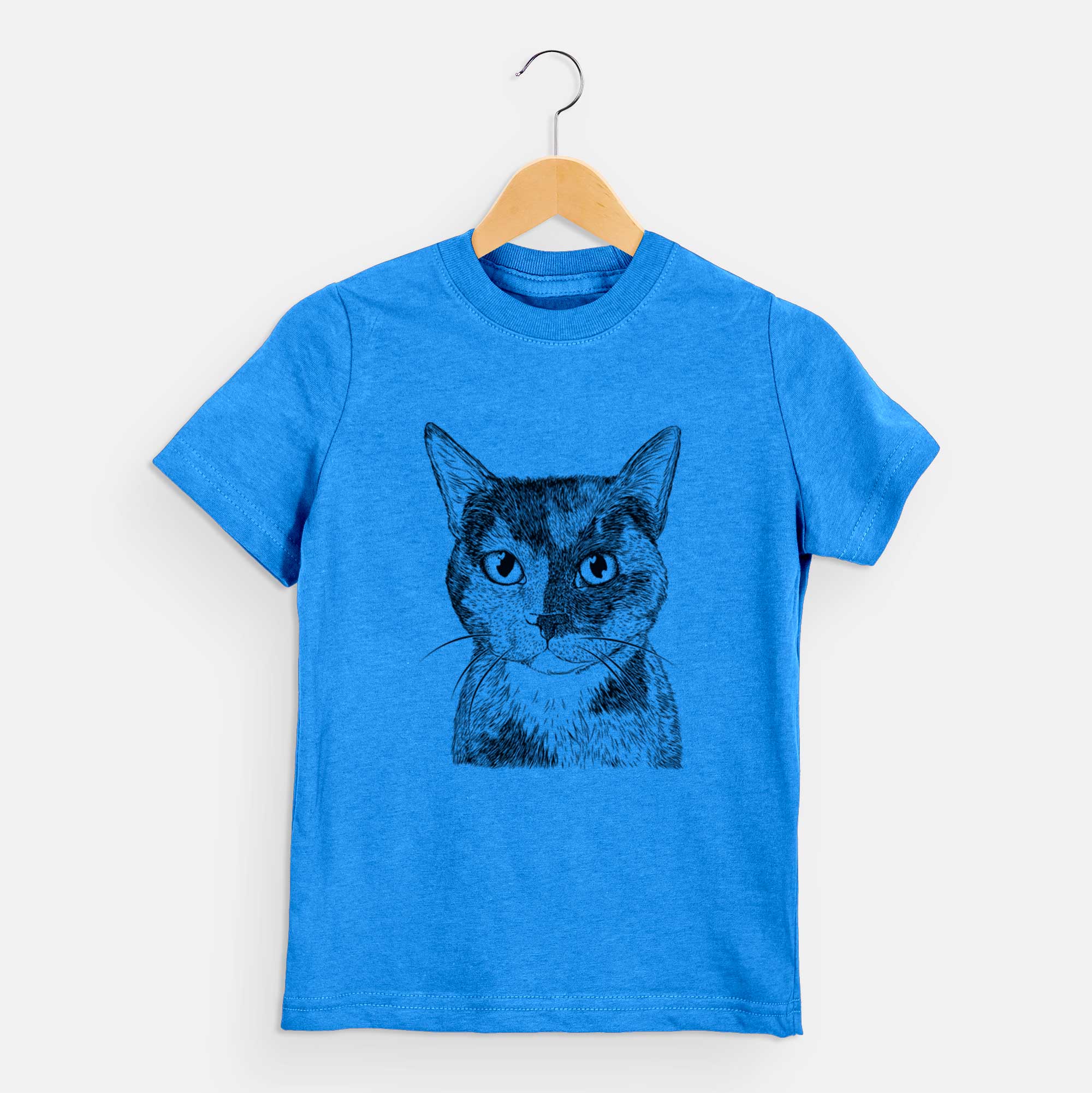 Bare Spooky Kitty the Tortoiseshell Cat - Kids/Youth/Toddler Shirt