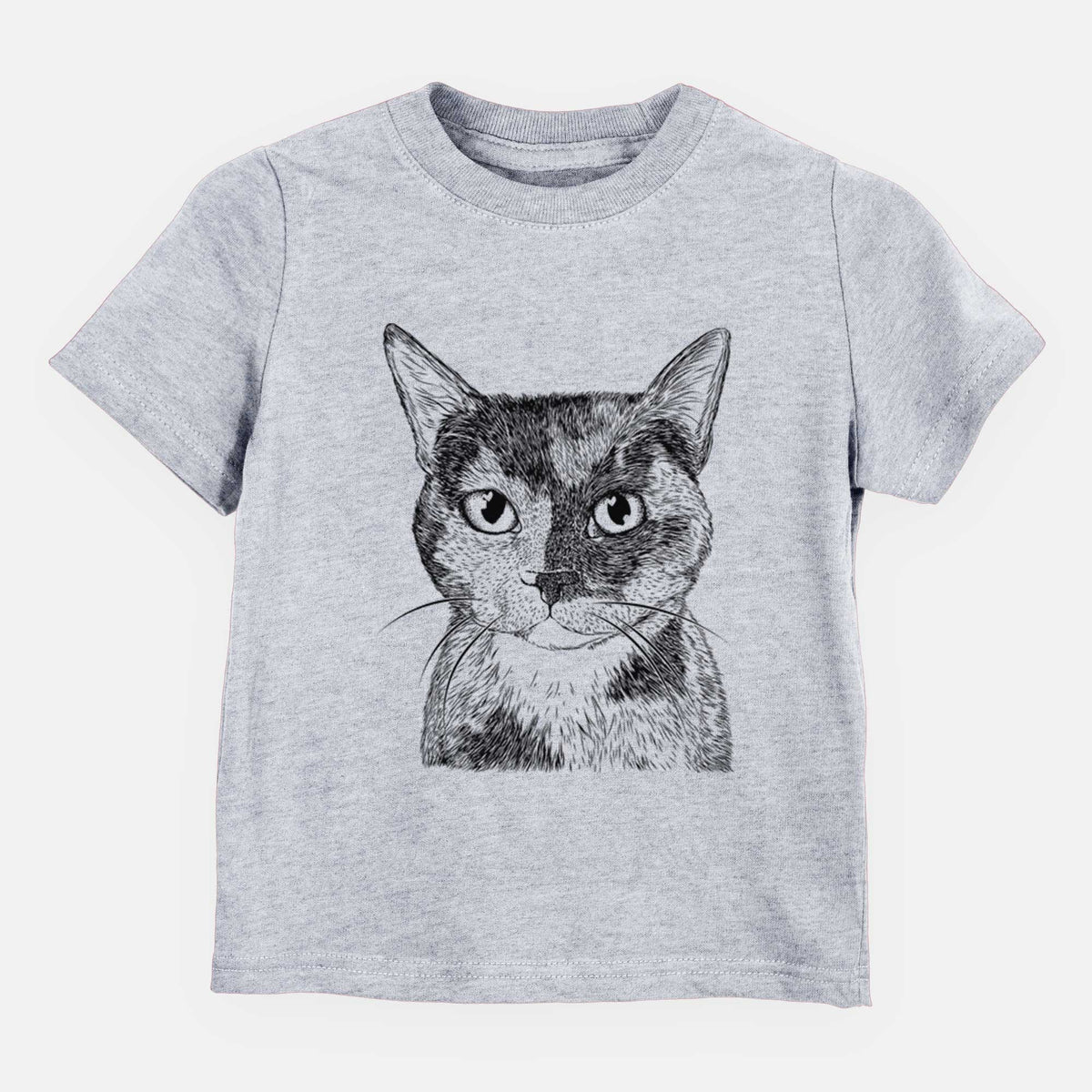 Bare Spooky Kitty the Tortoiseshell Cat - Kids/Youth/Toddler Shirt