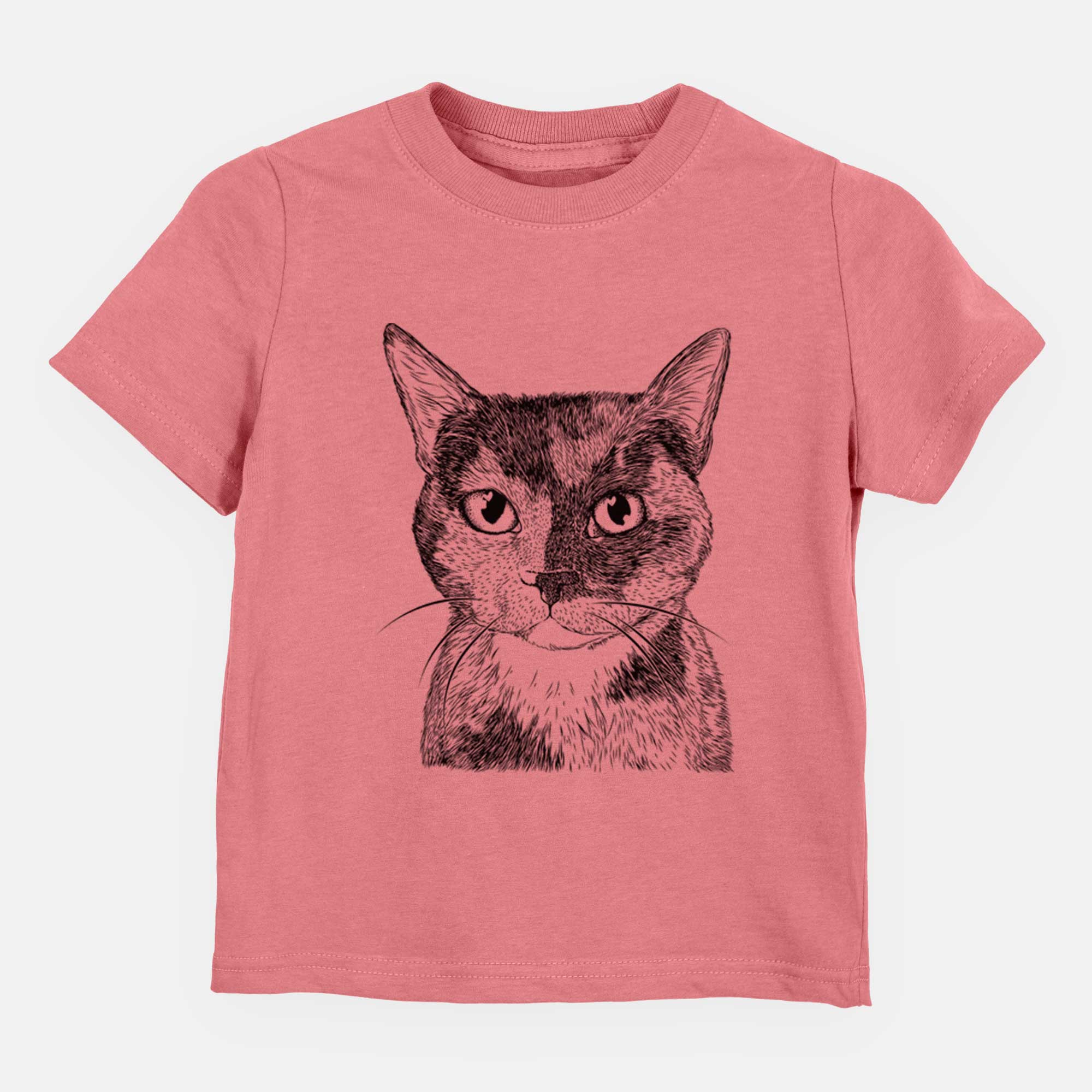 Bare Spooky Kitty the Tortoiseshell Cat - Kids/Youth/Toddler Shirt