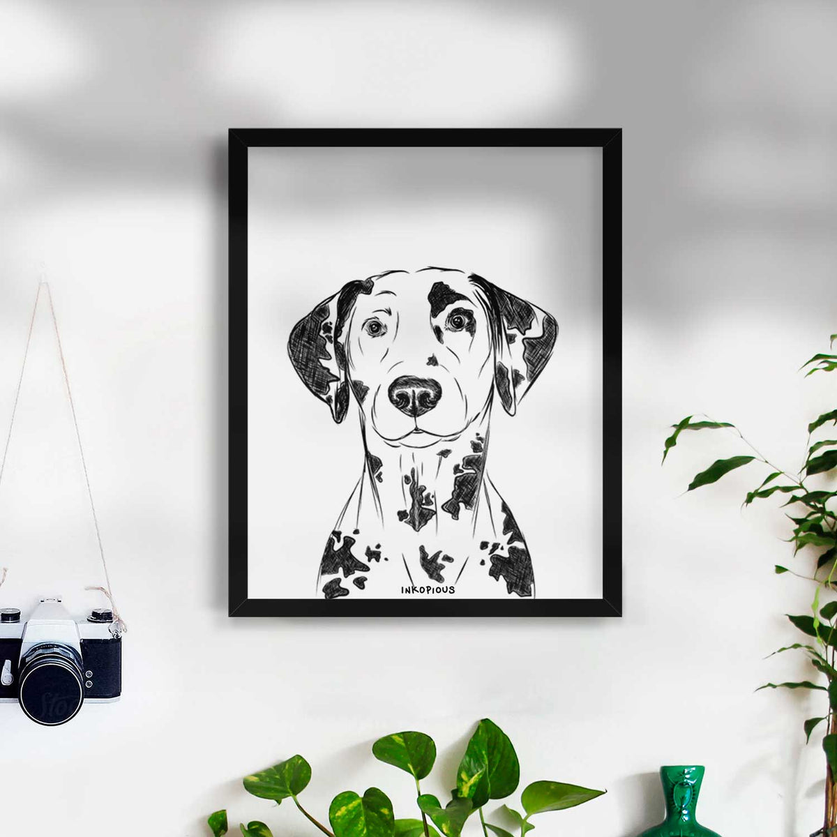 Spot the Dalmatian Art Print