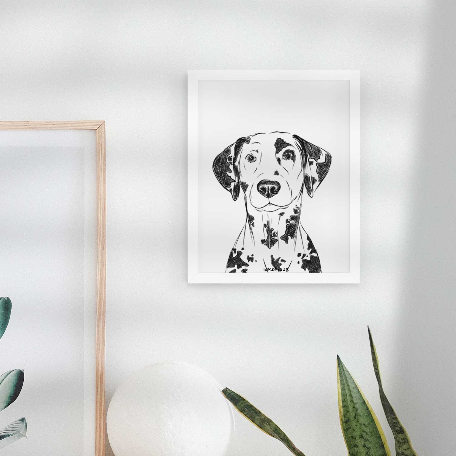 Spot the Dalmatian Art Print