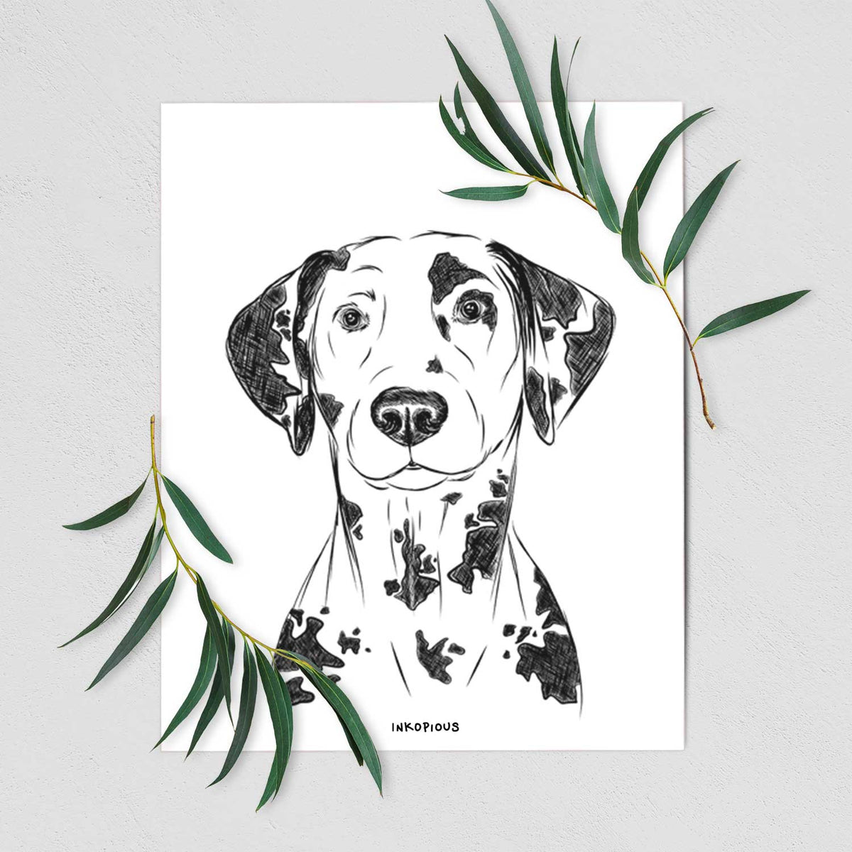 Spot the Dalmatian Art Print