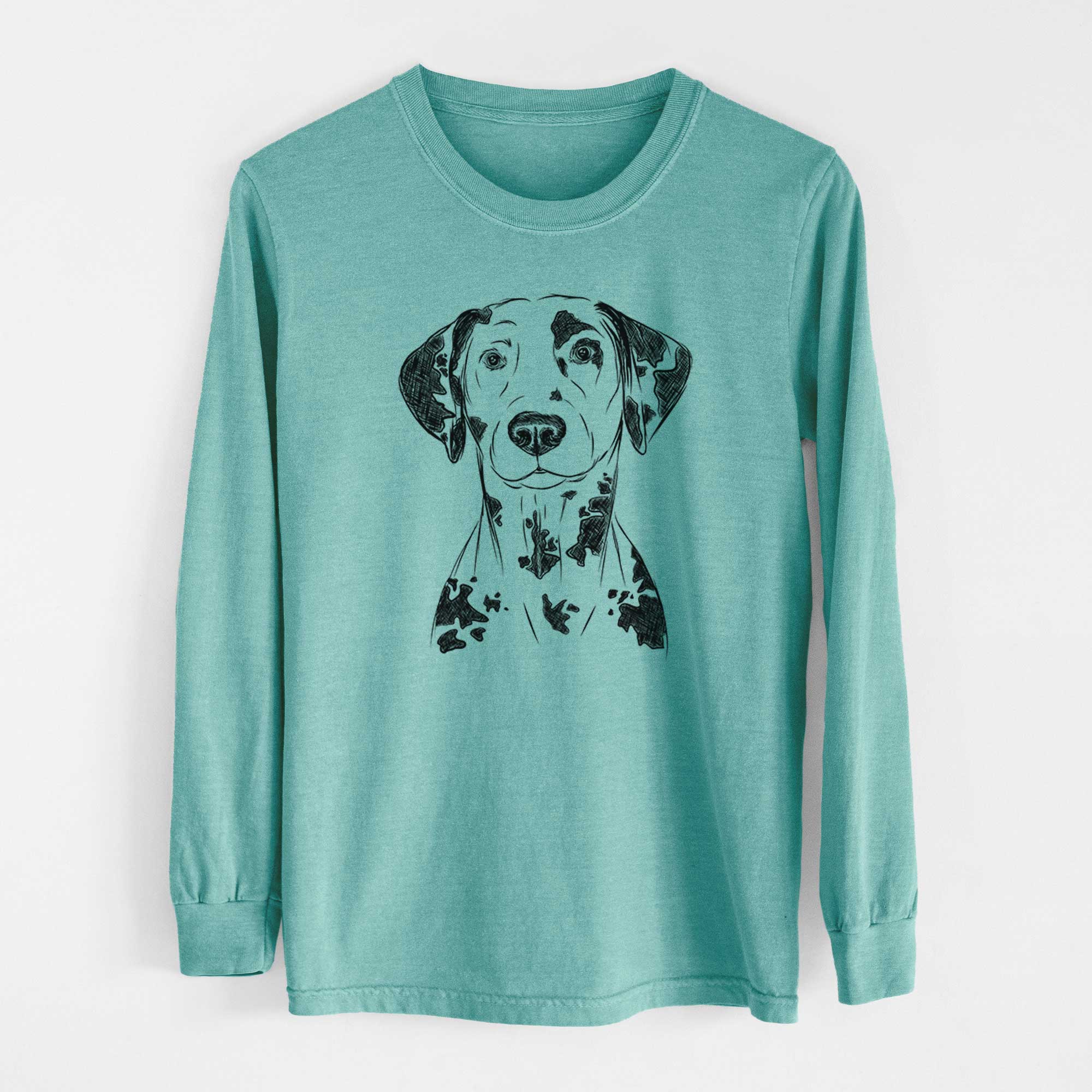 Bare Spot the Dalmatian - Heavyweight 100% Cotton Long Sleeve