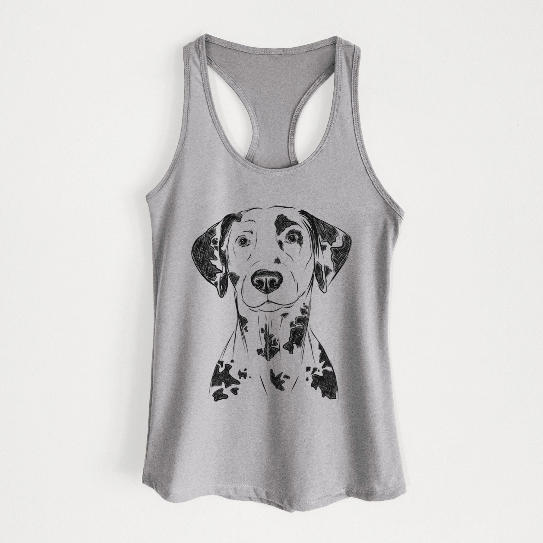 Spot the Dalmatian - Women's Racerback Tanktop