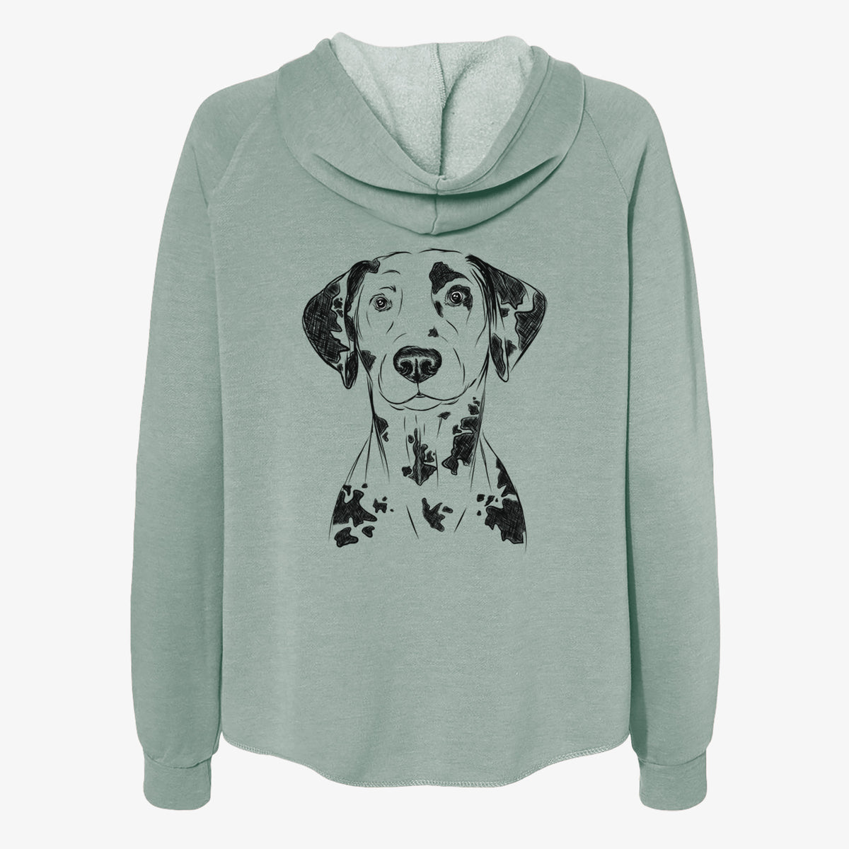 Spot the Dalmatian - Women's Cali Wave Zip-Up Sweatshirt