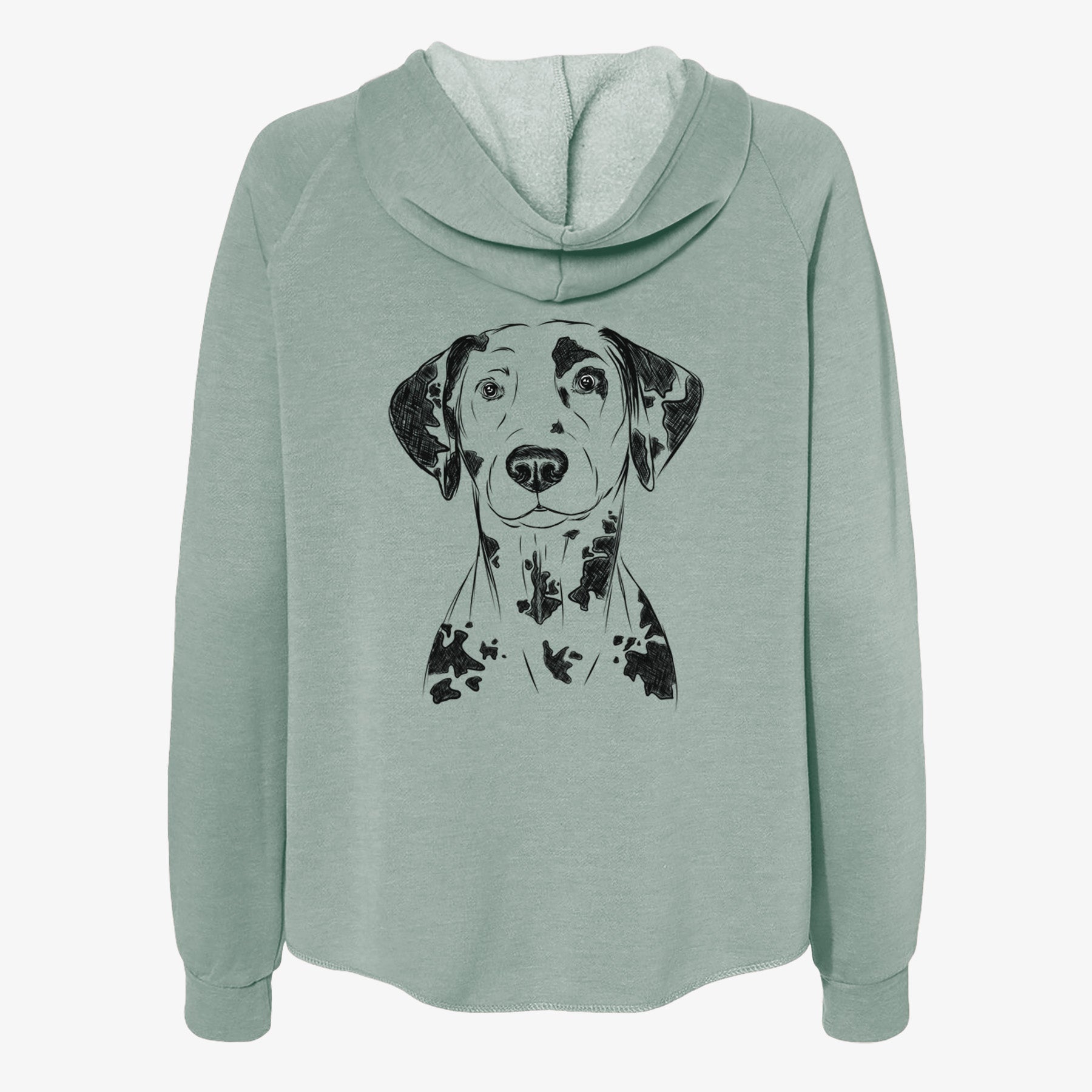 Spot the Dalmatian - Women's Cali Wave Zip-Up Sweatshirt