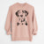 Bare Spot the Dalmatian - Unisex Pigment Dyed Crew Sweatshirt