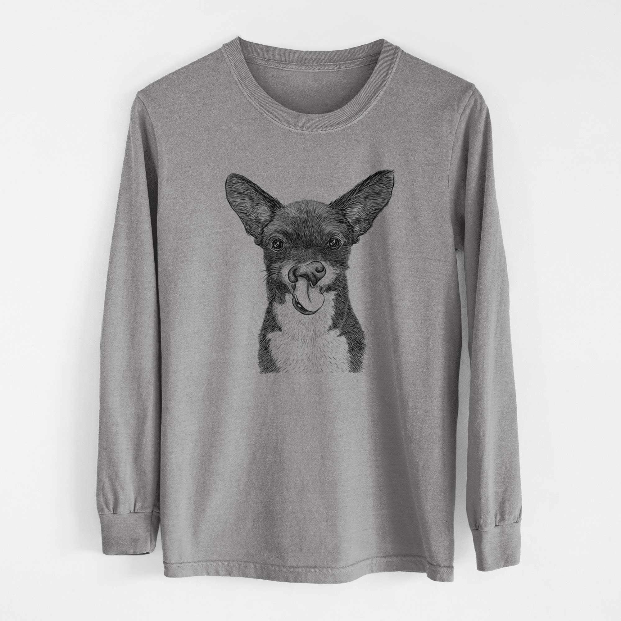 Bare Sprout the Chihuahua Mix - Heavyweight 100% Cotton Long Sleeve