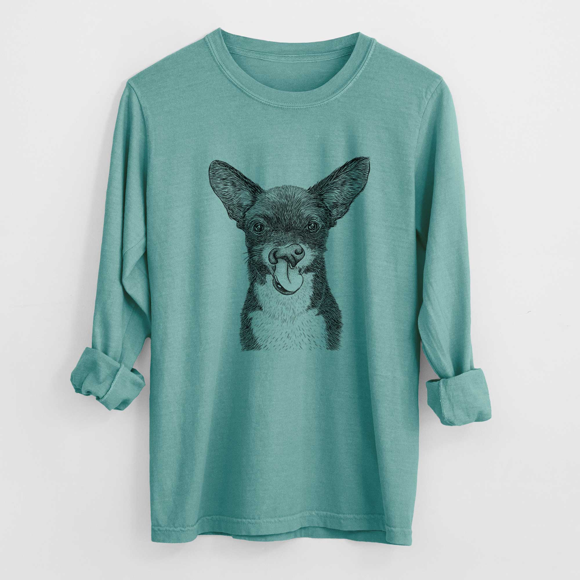 Bare Sprout the Chihuahua Mix - Heavyweight 100% Cotton Long Sleeve