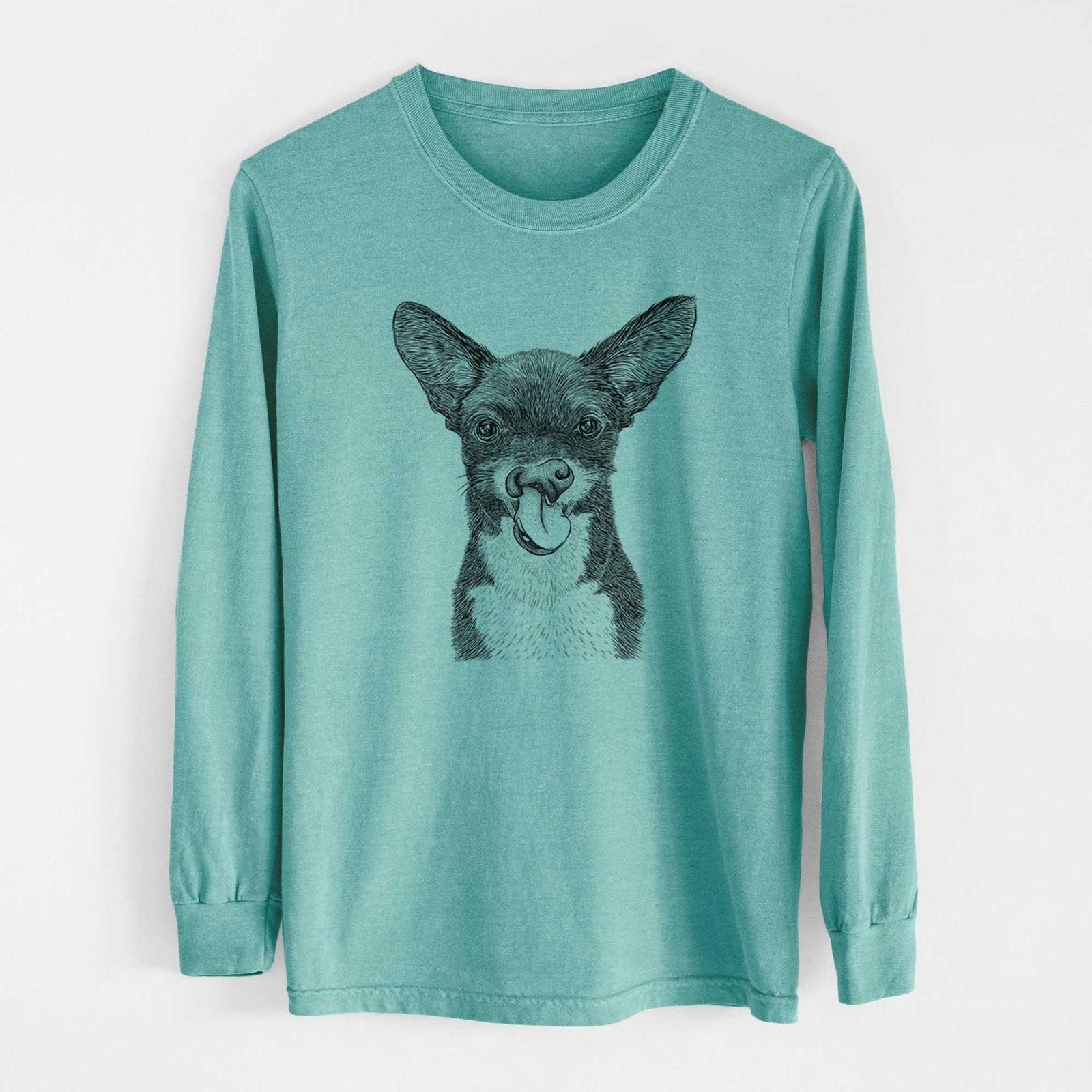 Bare Sprout the Chihuahua Mix - Heavyweight 100% Cotton Long Sleeve