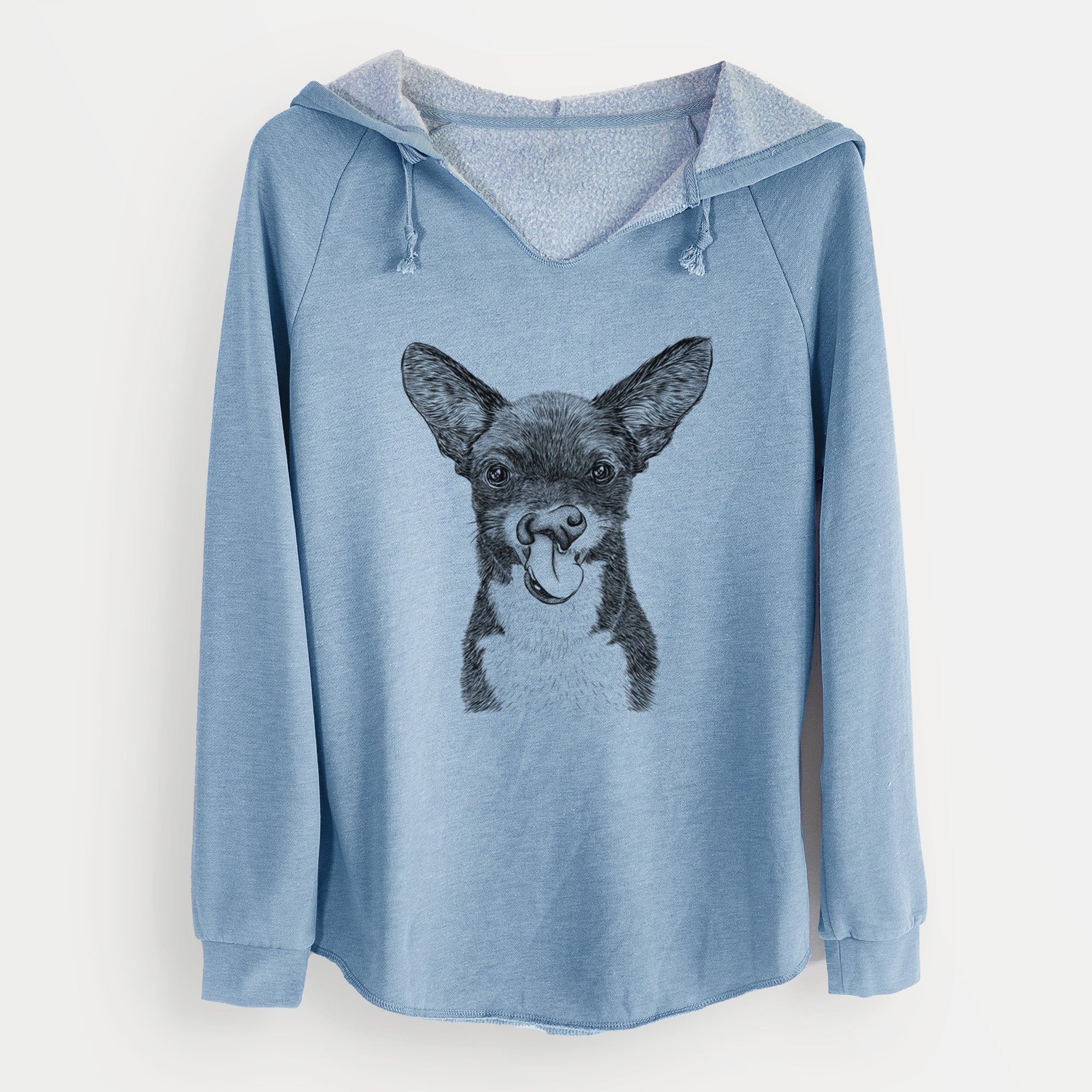 Bare Sprout the Chihuahua Mix - Cali Wave Hooded Sweatshirt