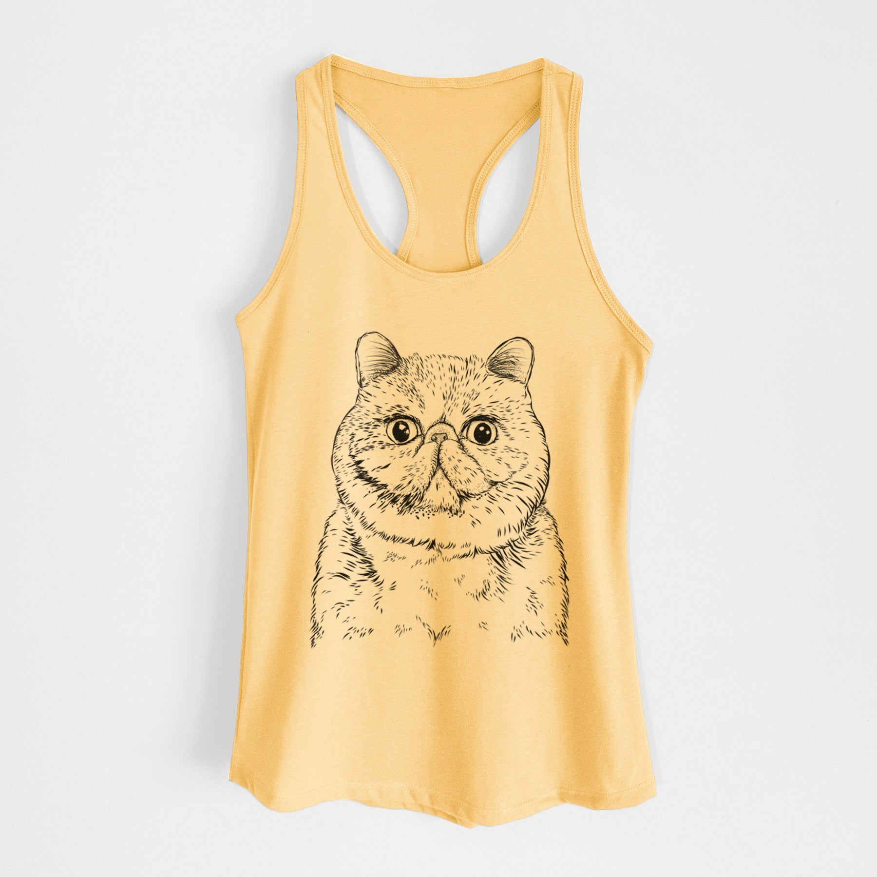 Squish the Exotic Shorthair Cat - Women's Racerback Tanktop