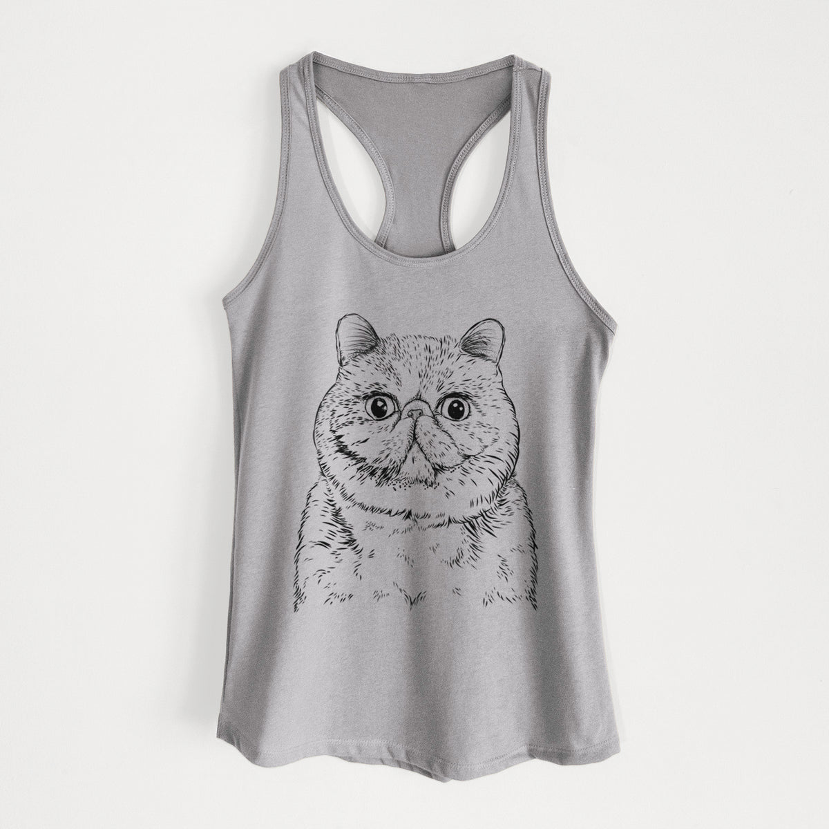 Squish the Exotic Shorthair Cat - Women&#39;s Racerback Tanktop