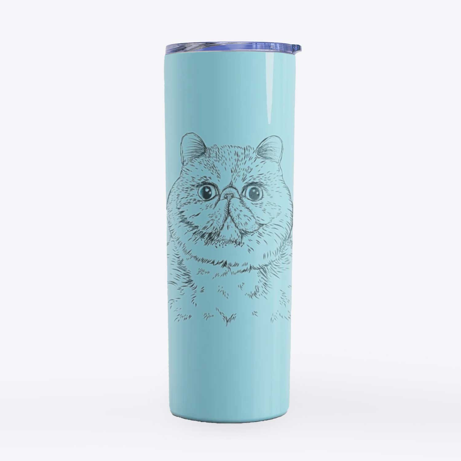 Squish the Exotic Shorthair Cat - 20oz Skinny Tumbler