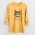 Bare Stache the Longhaired Mustard Cat - Heavyweight 100% Cotton Long Sleeve