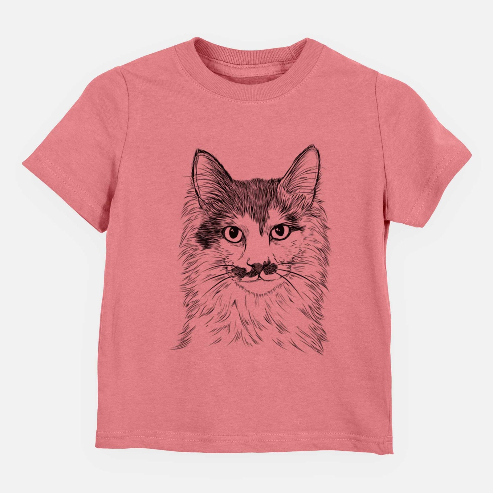 Bare Stache the Longhaired Mustard Cat - Kids/Youth/Toddler Shirt